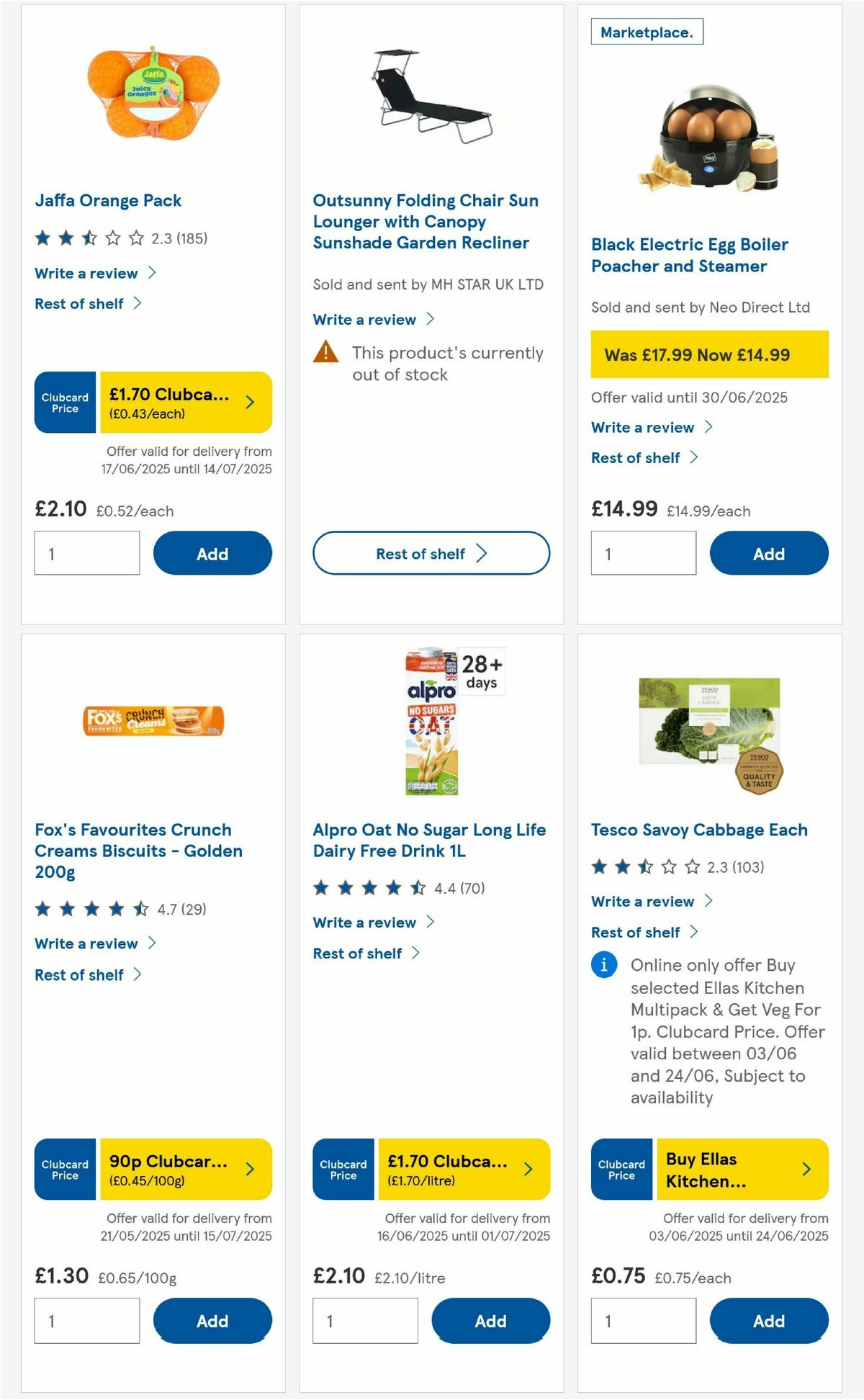 TESCO Offers from 19 June