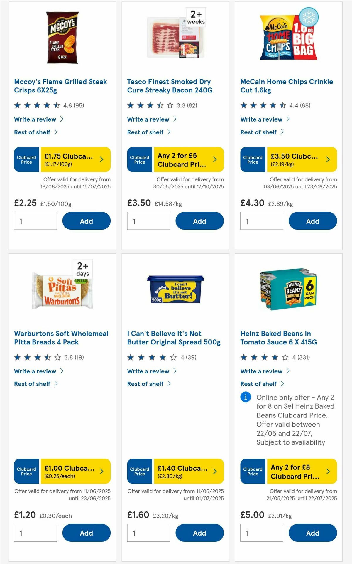 TESCO Offers from 19 June