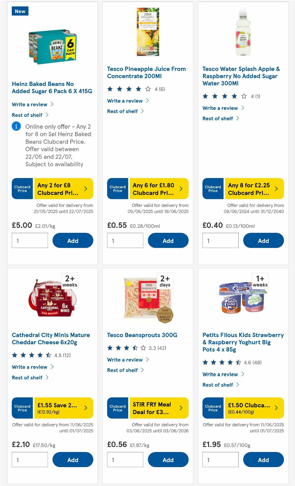 TESCO Offers from 19 June