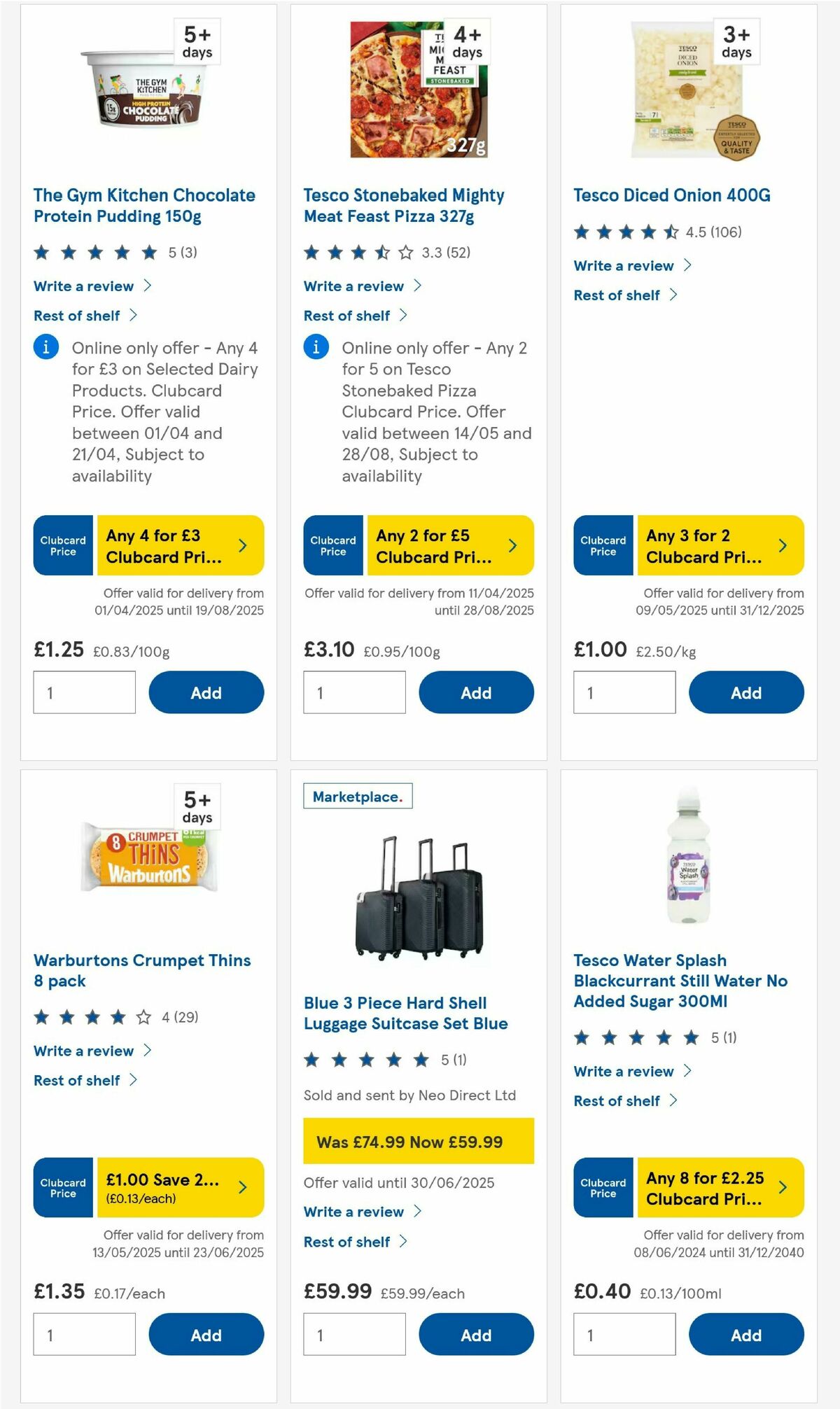TESCO Offers from 19 June