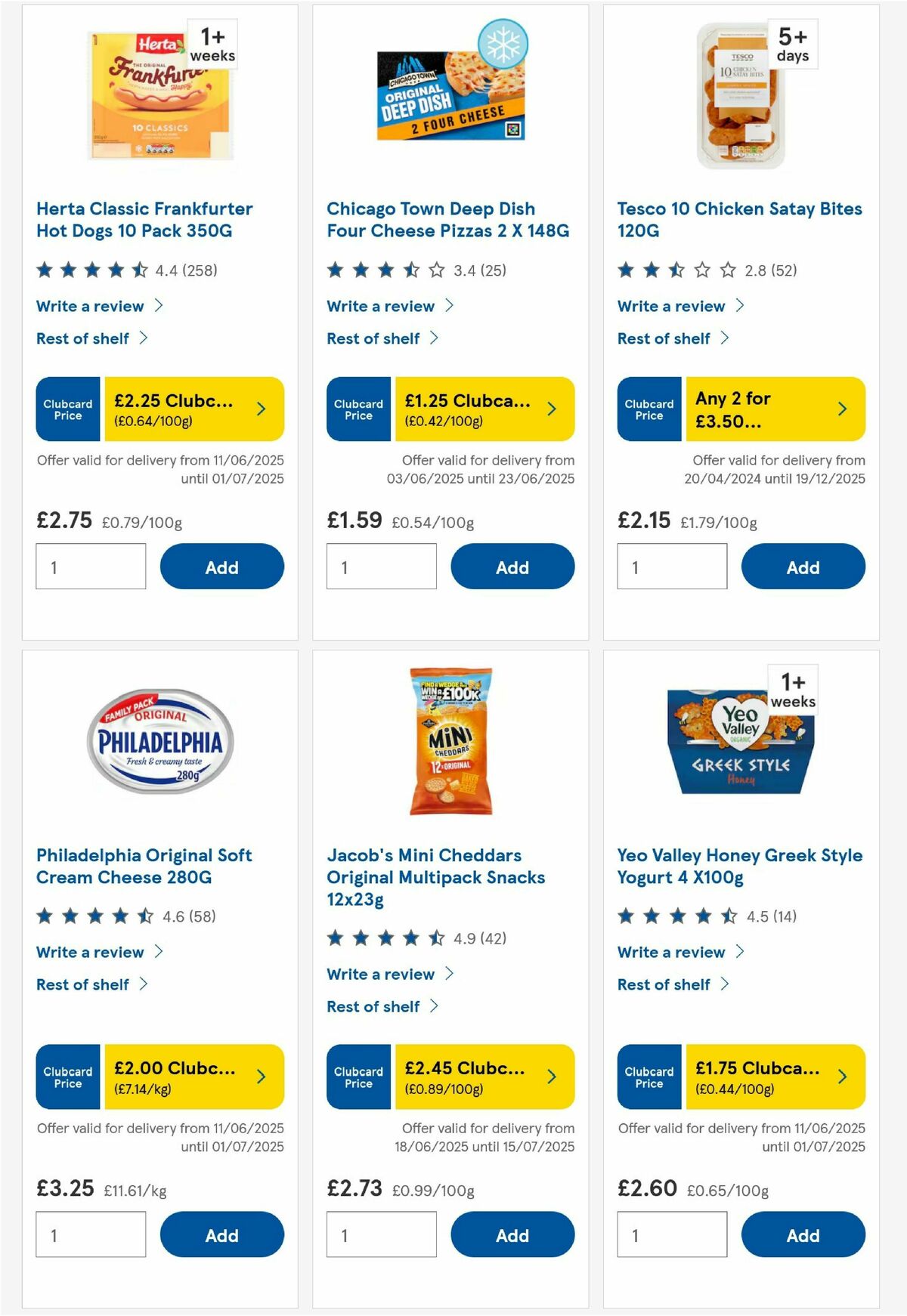 TESCO Offers from 19 June