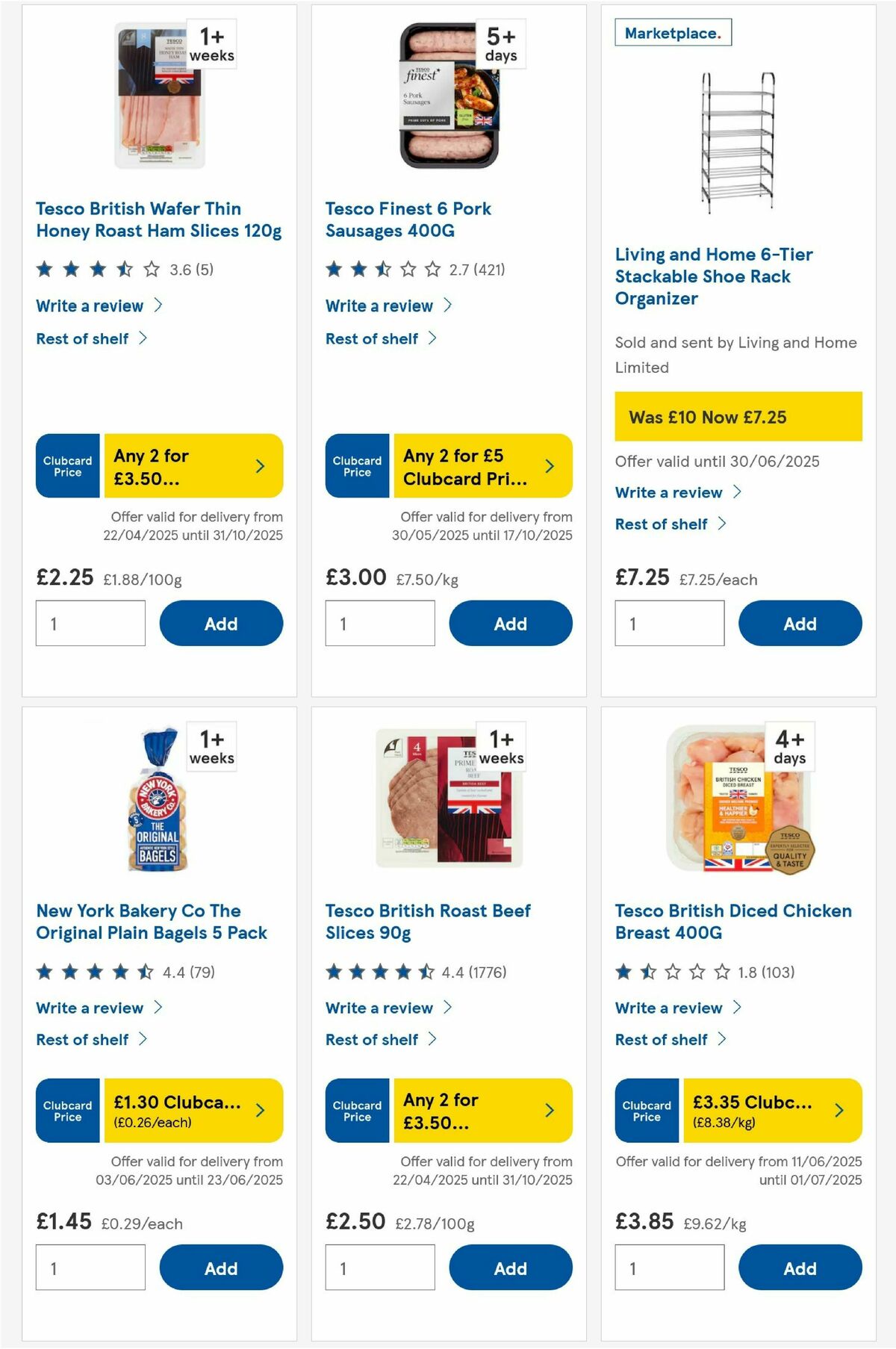 TESCO Offers from 19 June