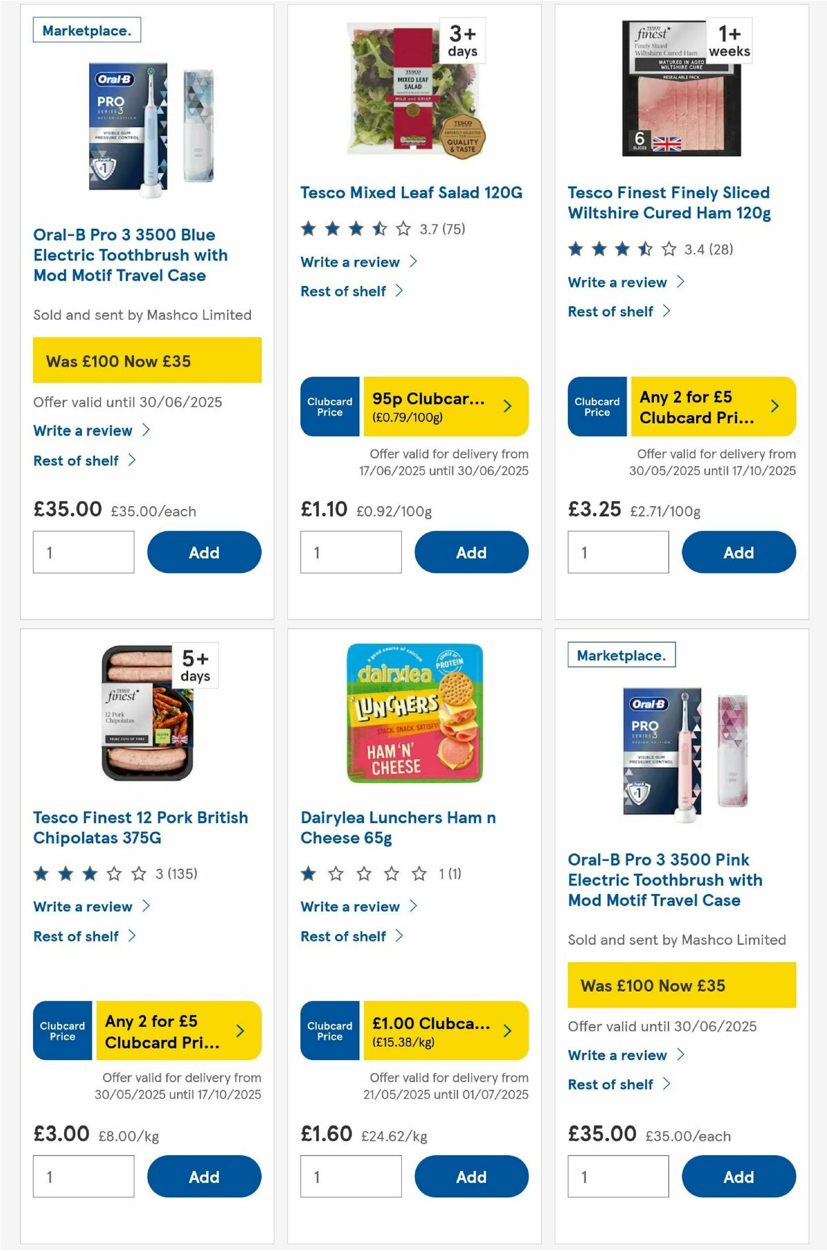 TESCO Offers from 19 June