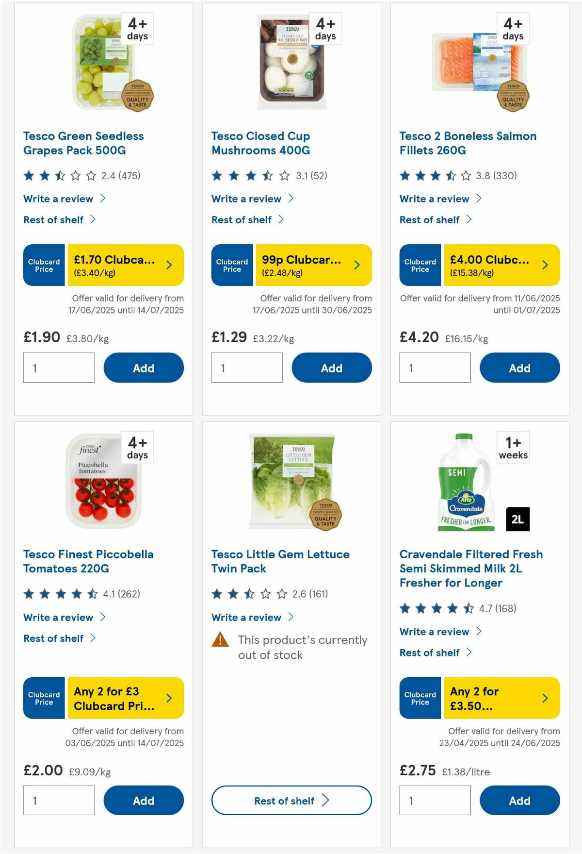 TESCO Offers from 19 June