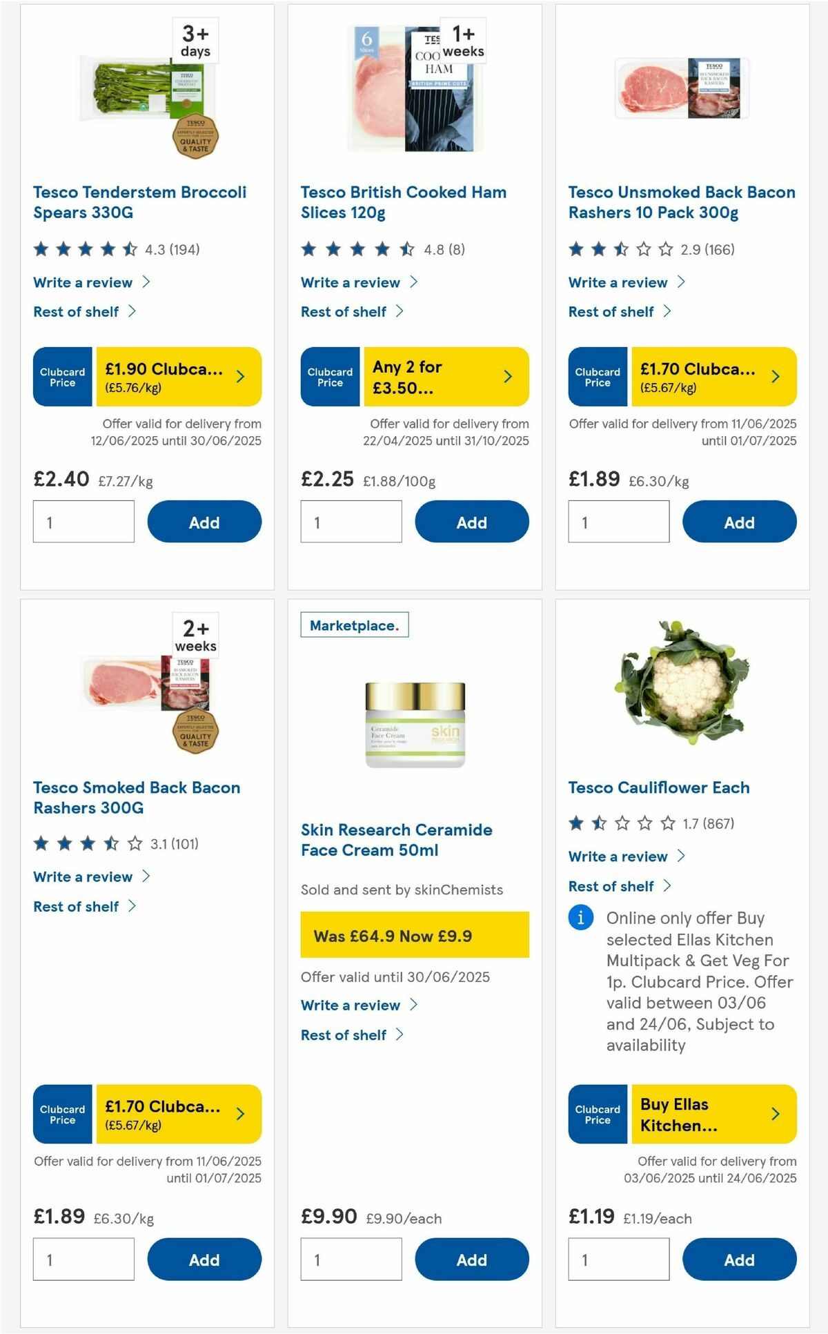 TESCO Offers from 19 June