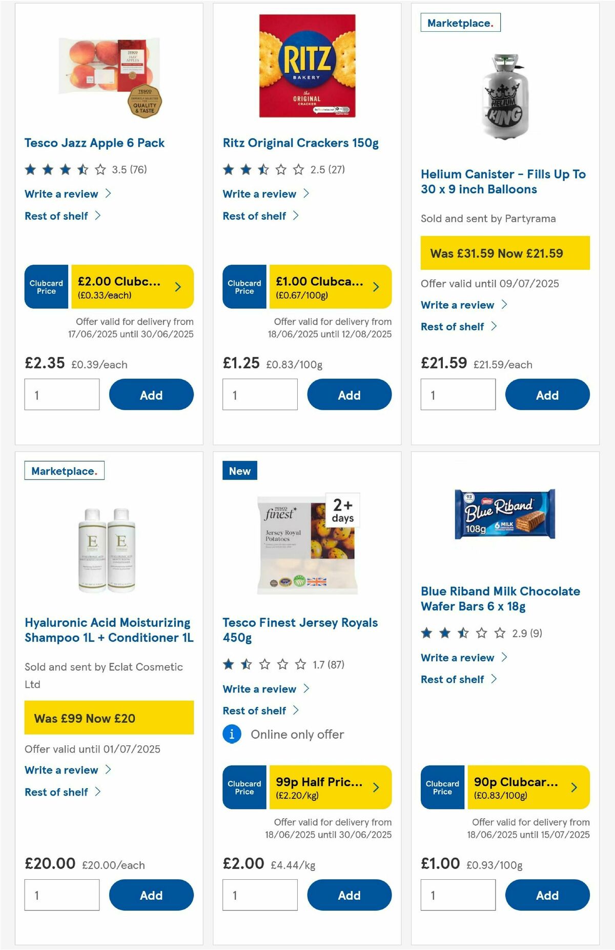 TESCO Offers from 26 June