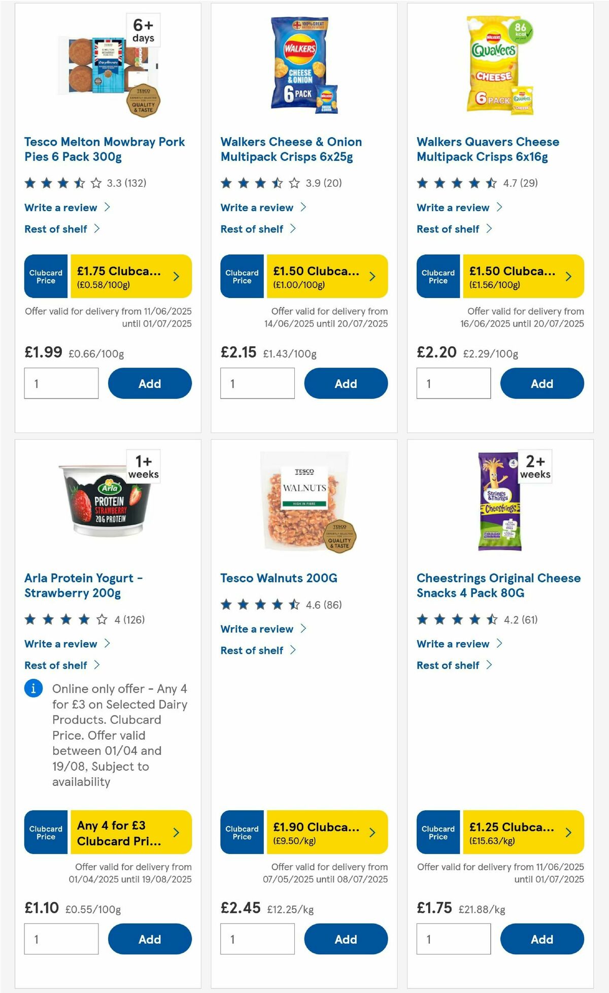 TESCO Offers from 26 June