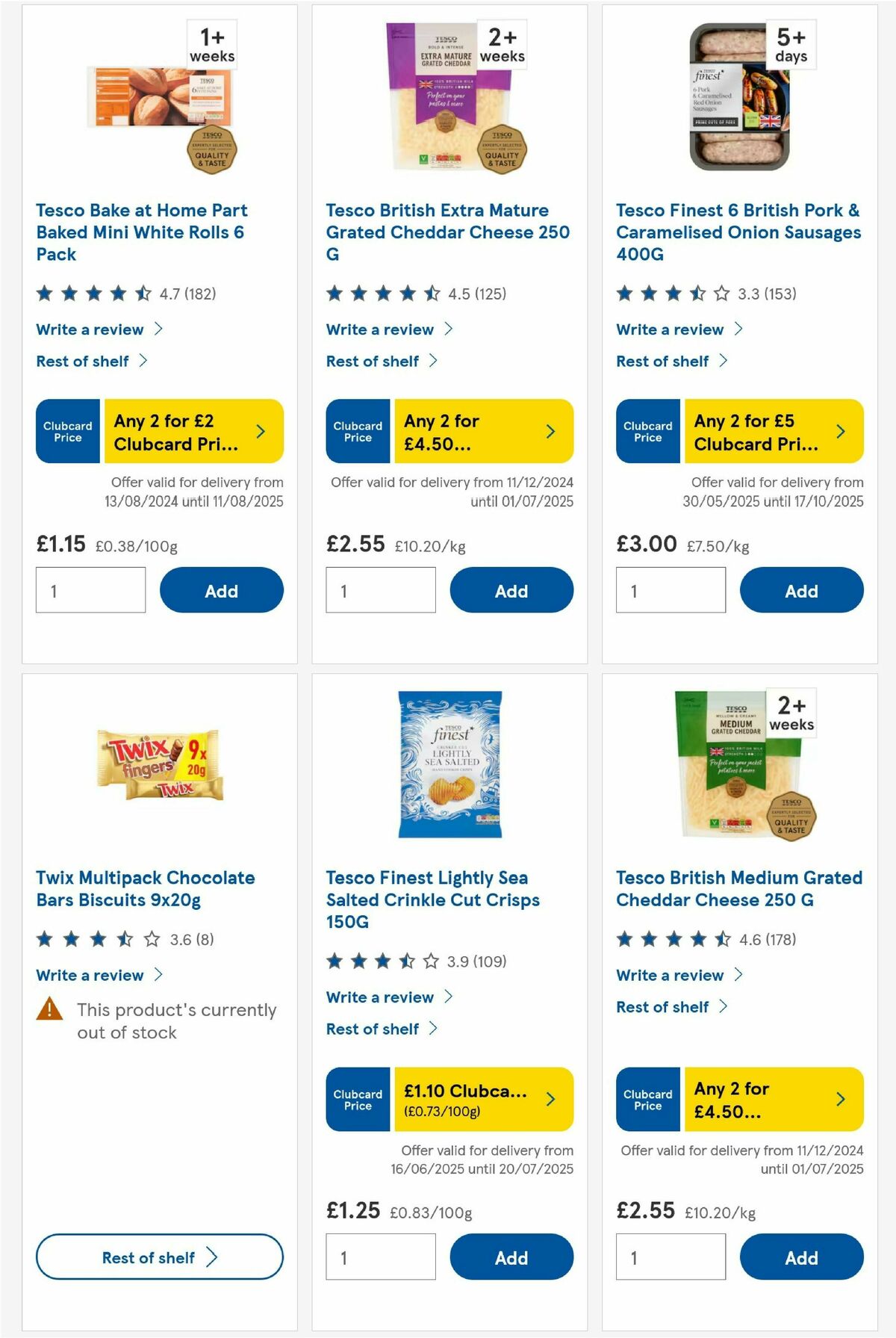TESCO Offers from 26 June
