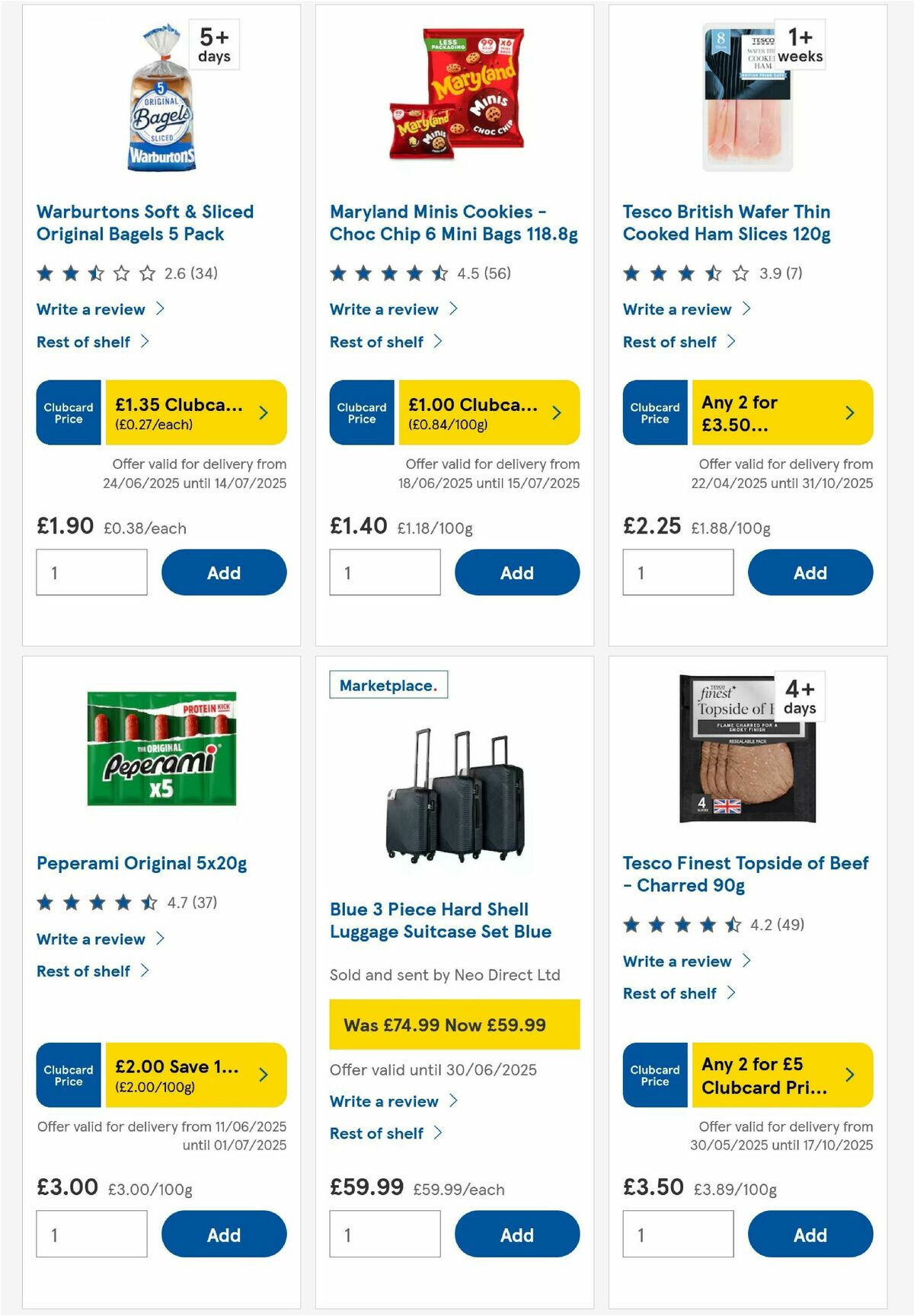 TESCO Offers from 26 June