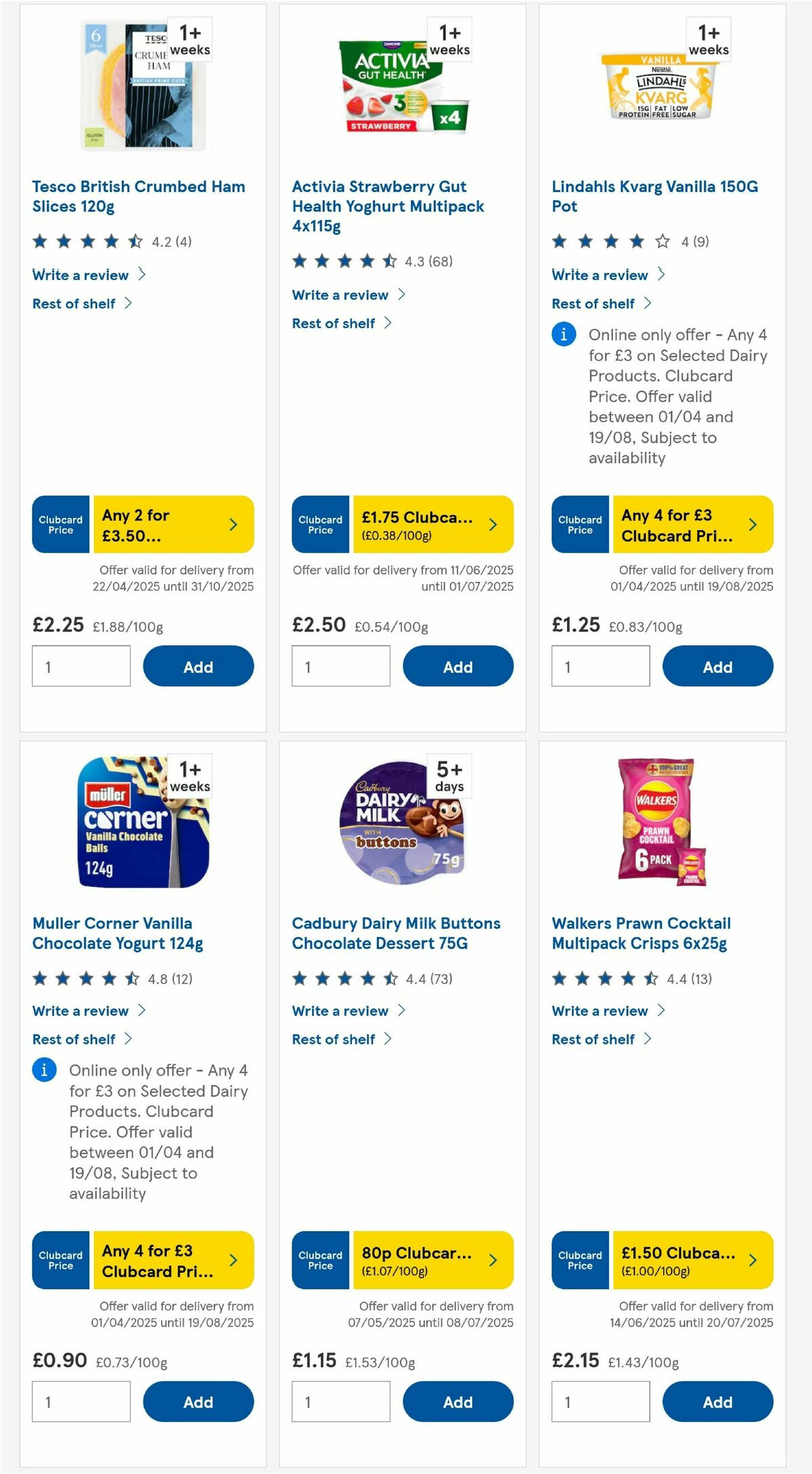 TESCO Offers from 26 June