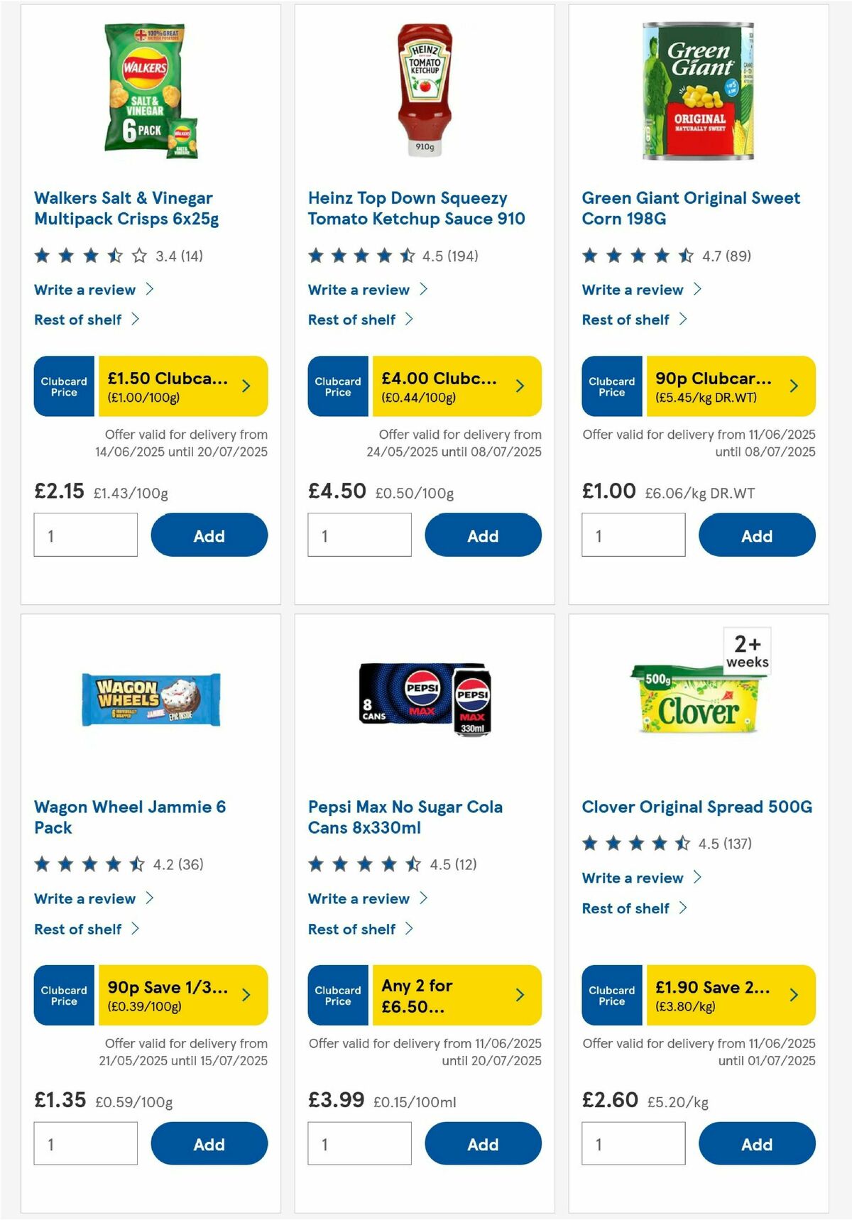 TESCO Offers from 26 June