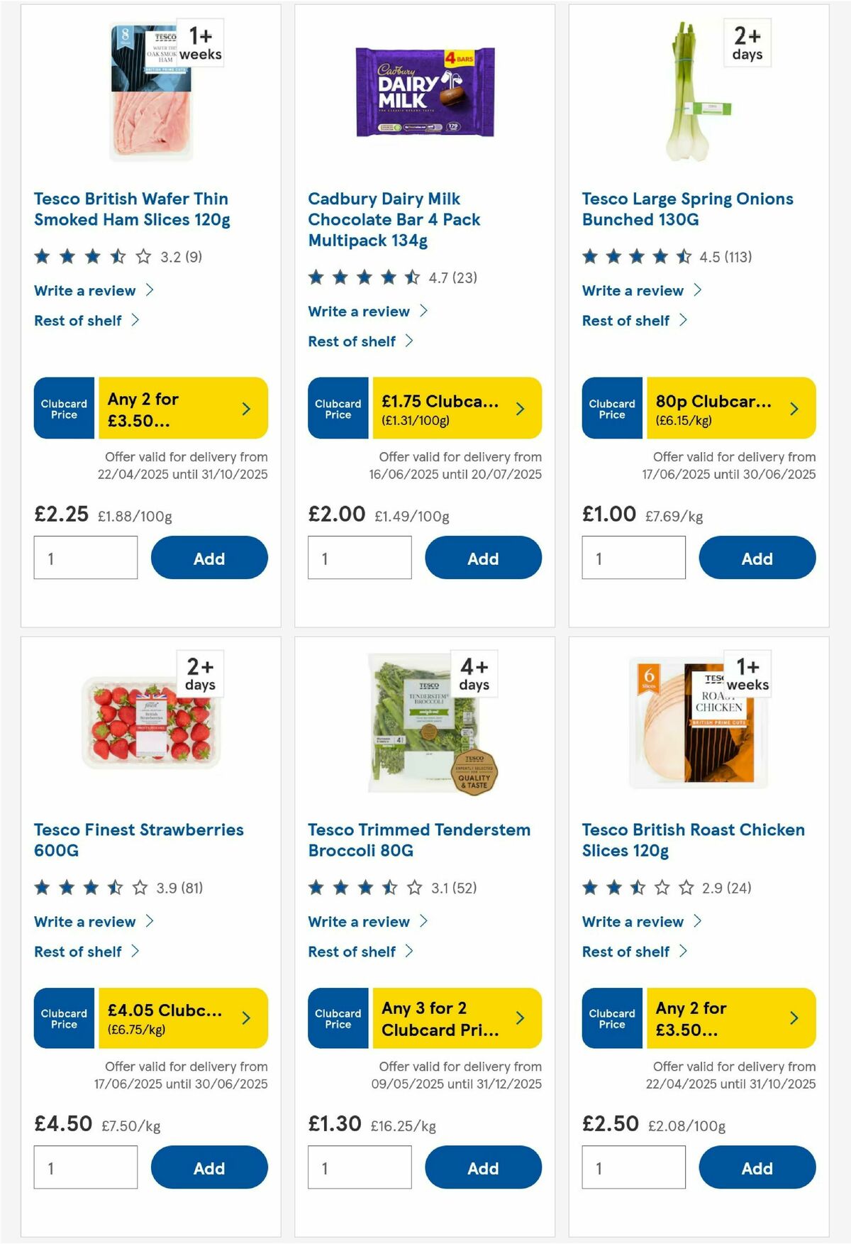 TESCO Offers from 26 June