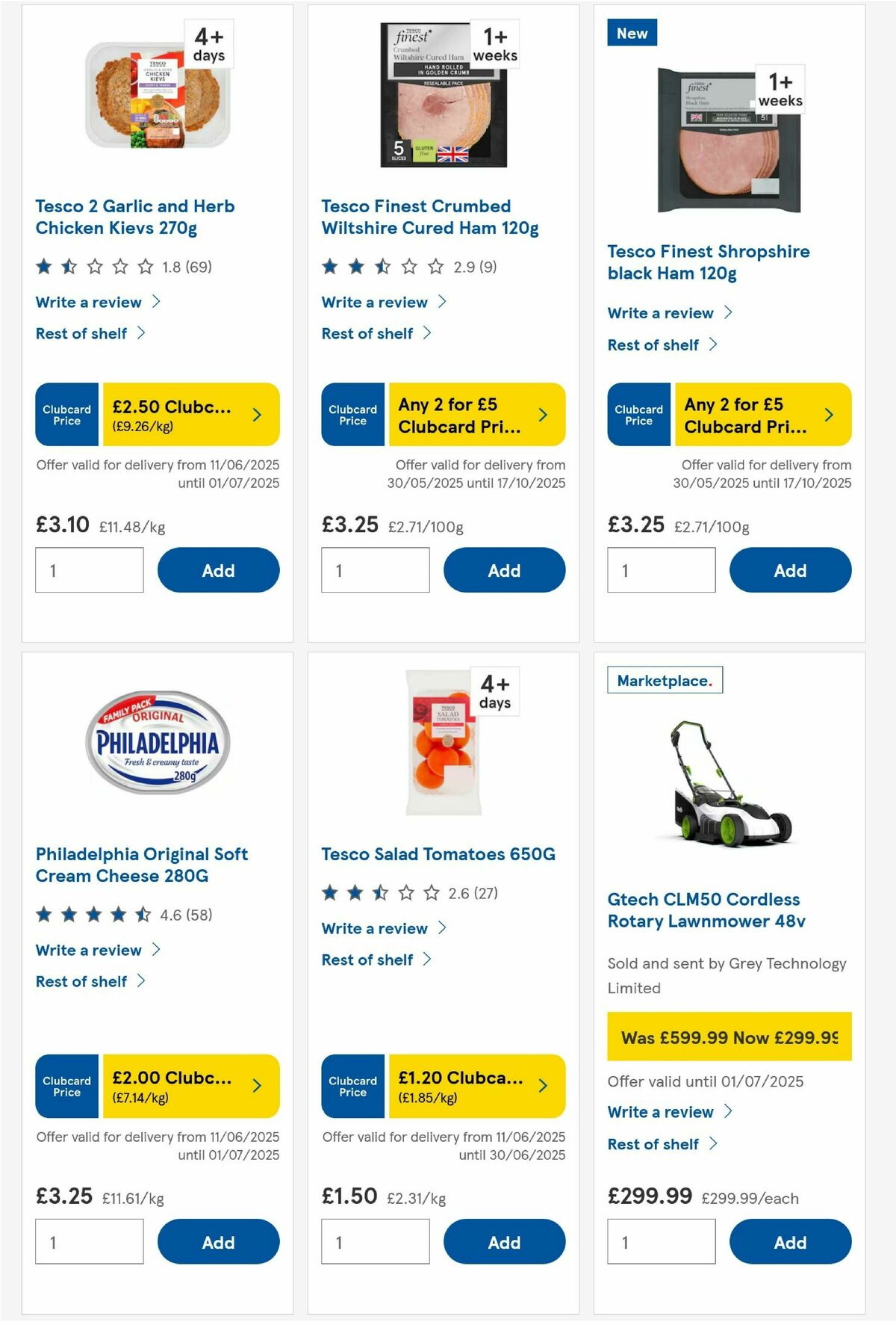 TESCO Offers from 26 June