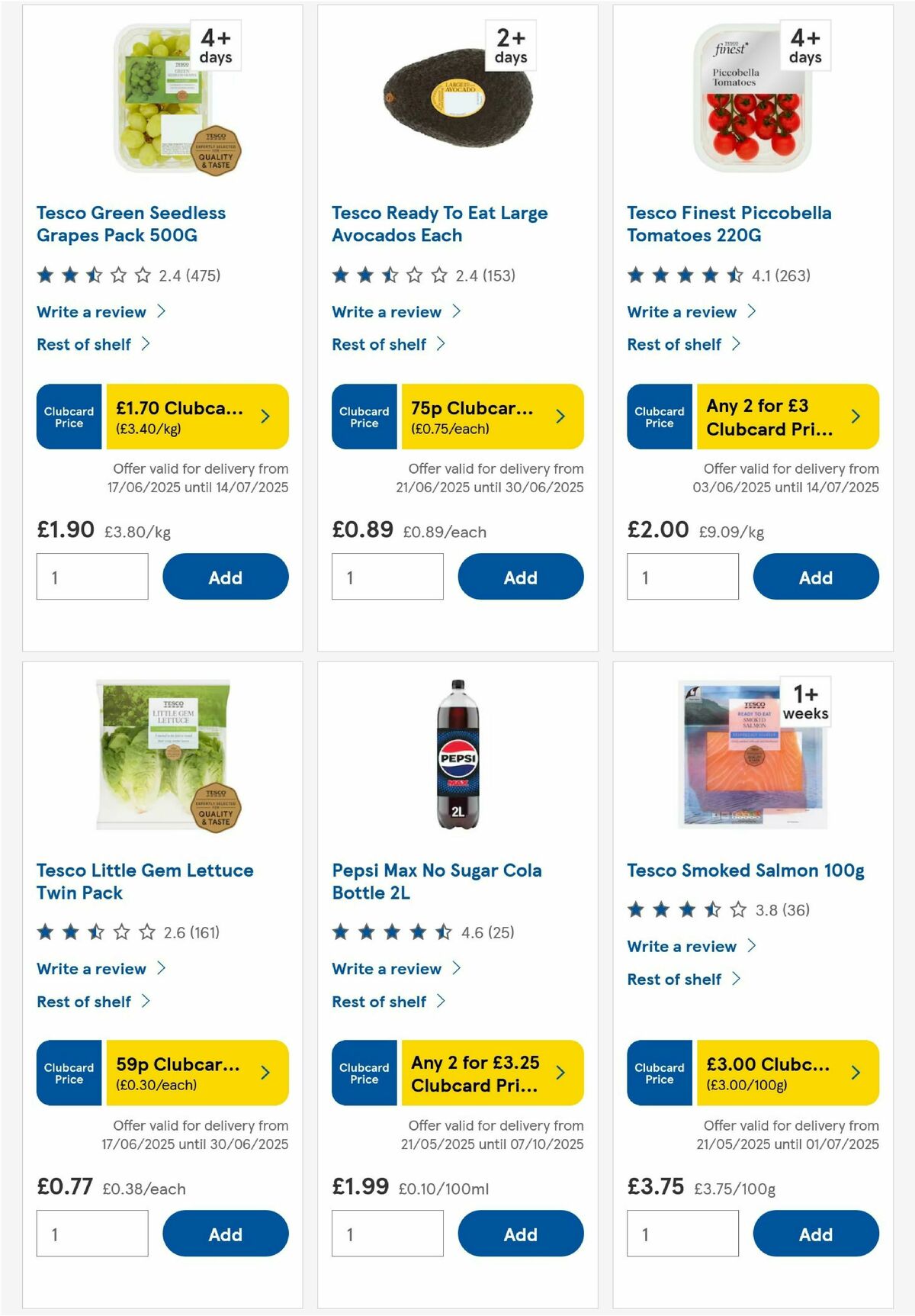 TESCO Offers from 26 June