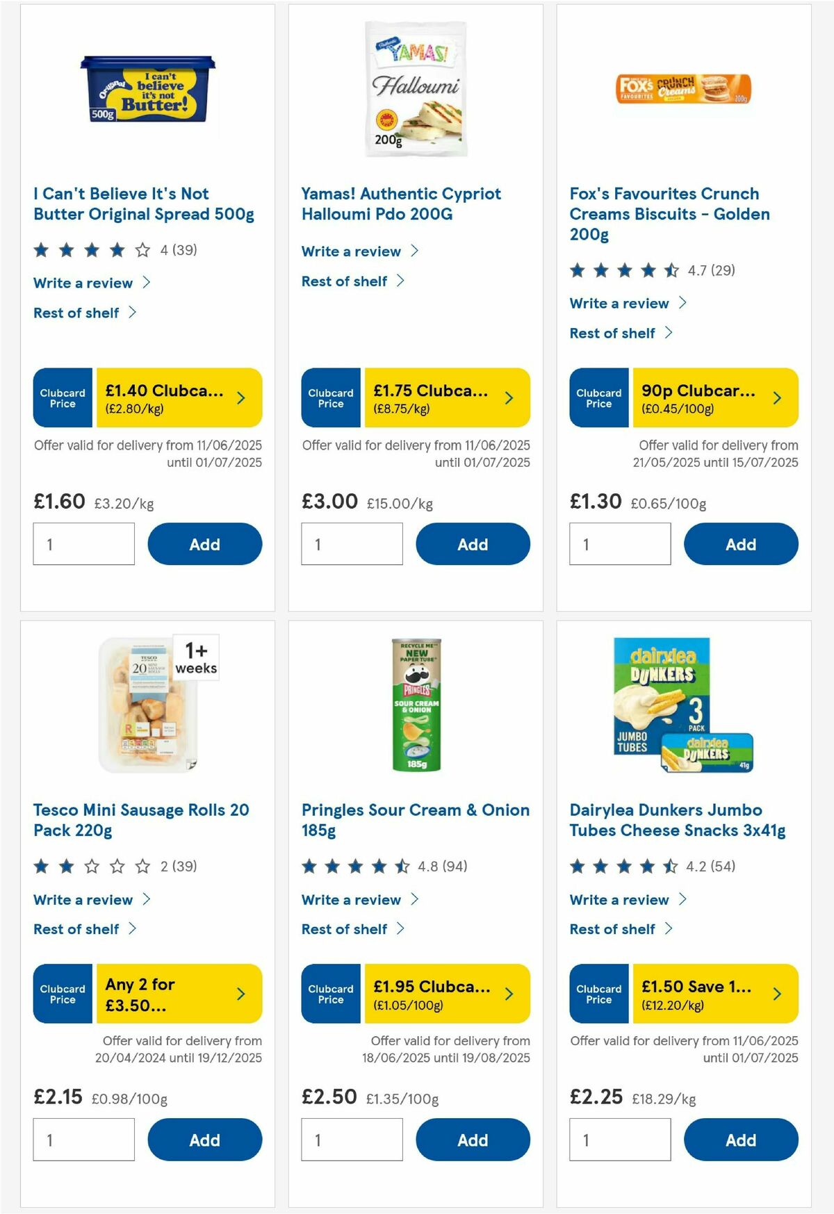 TESCO Offers from 26 June
