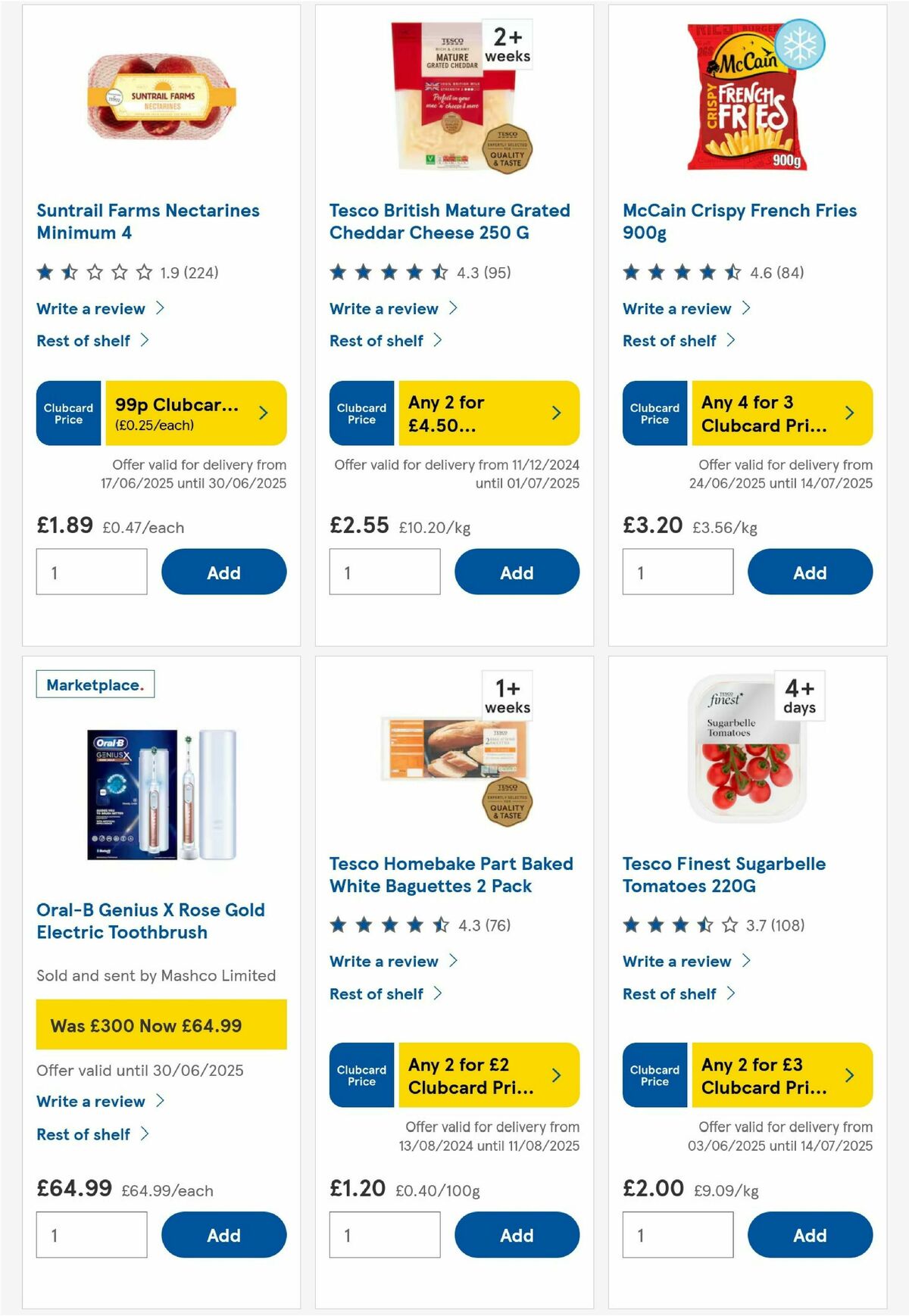 TESCO Offers from 26 June