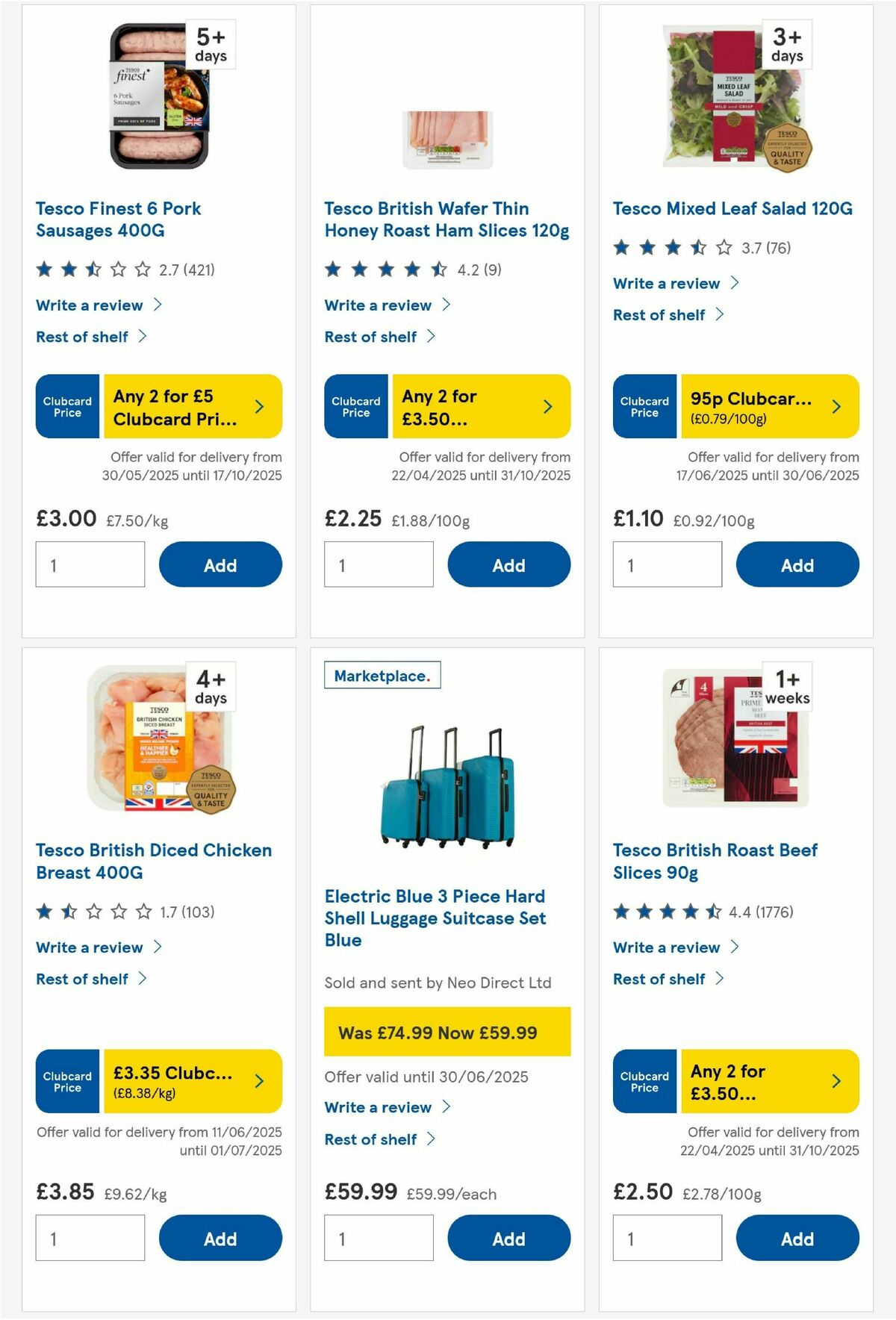 TESCO Offers from 26 June