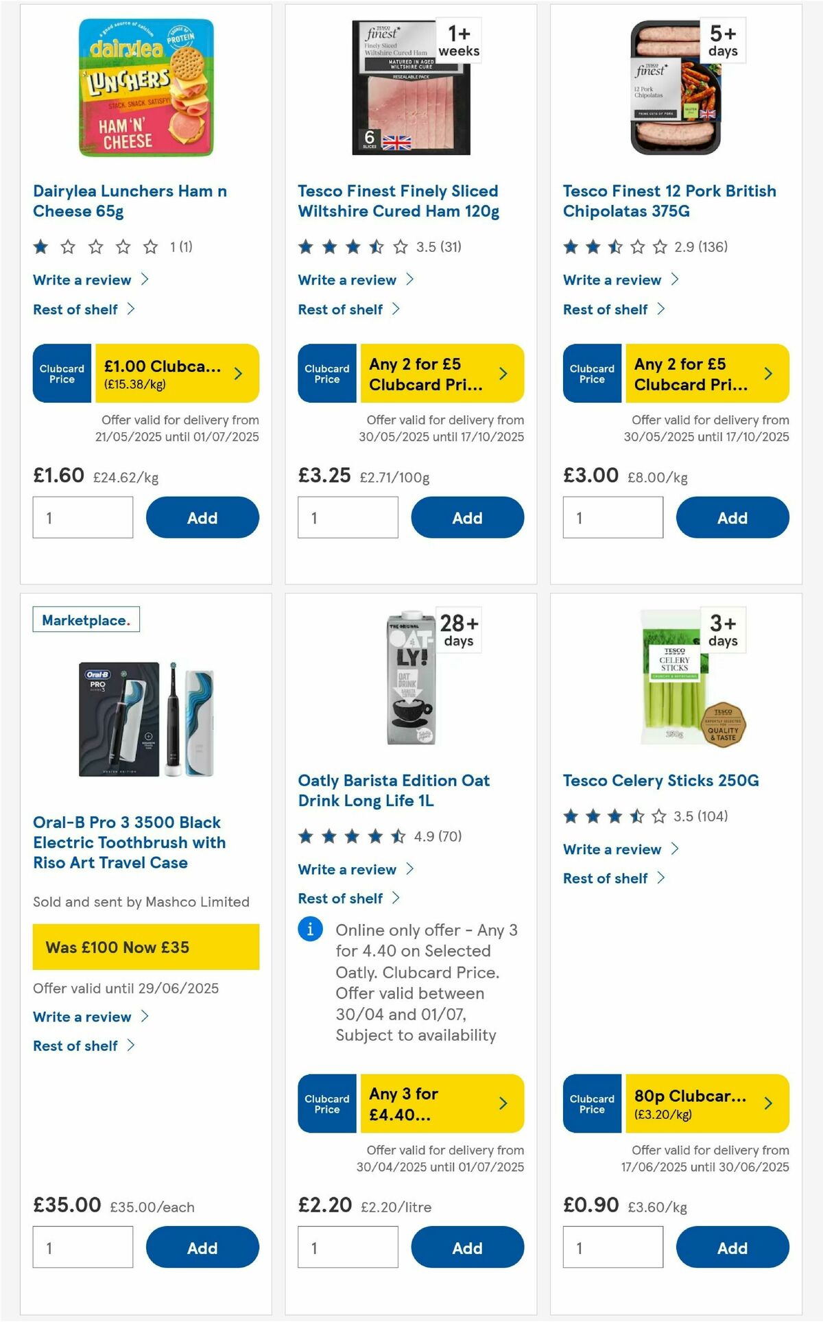 TESCO Offers from 26 June