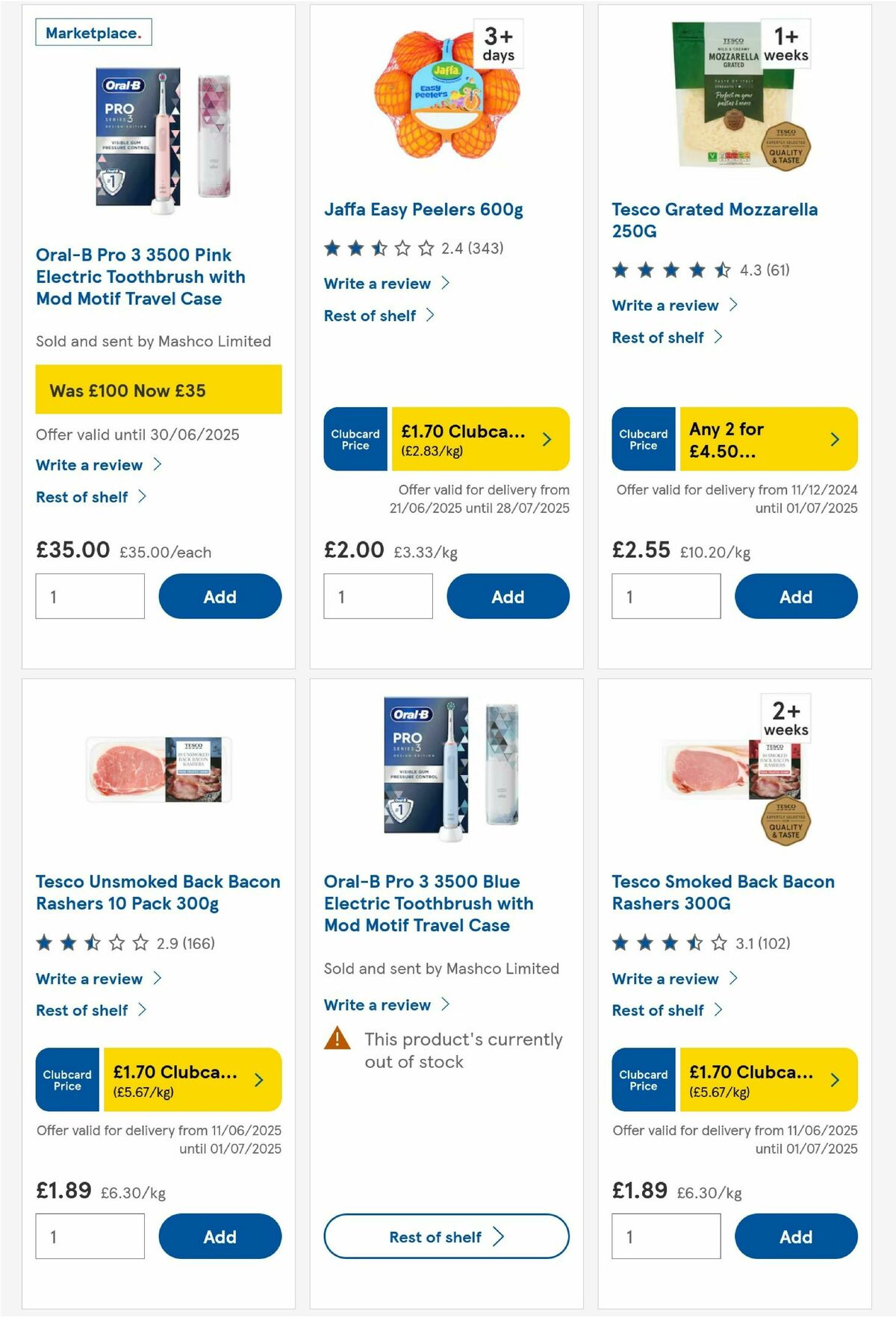 TESCO Offers from 26 June