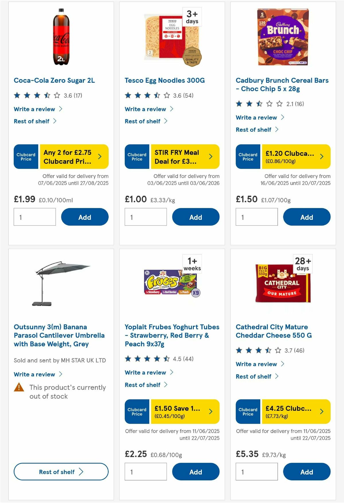 TESCO Offers from 26 June