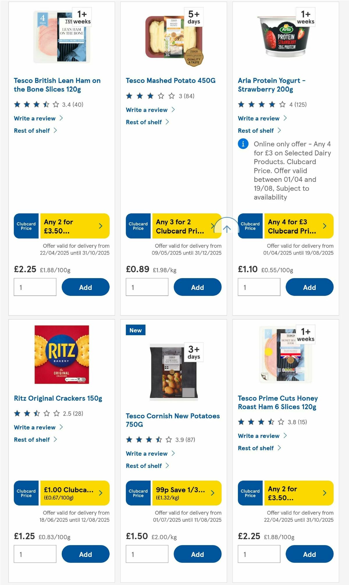 TESCO Offers from 3 July