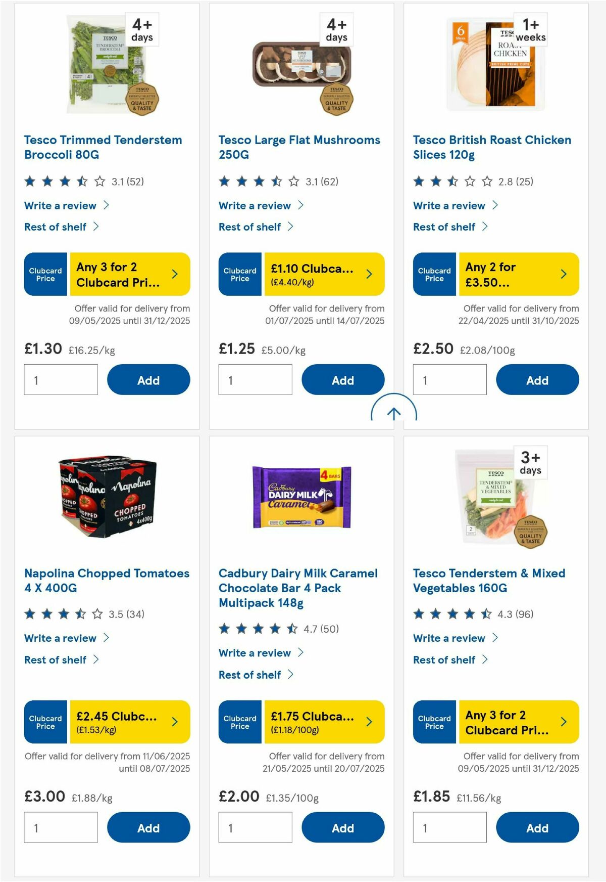 TESCO Offers from 3 July