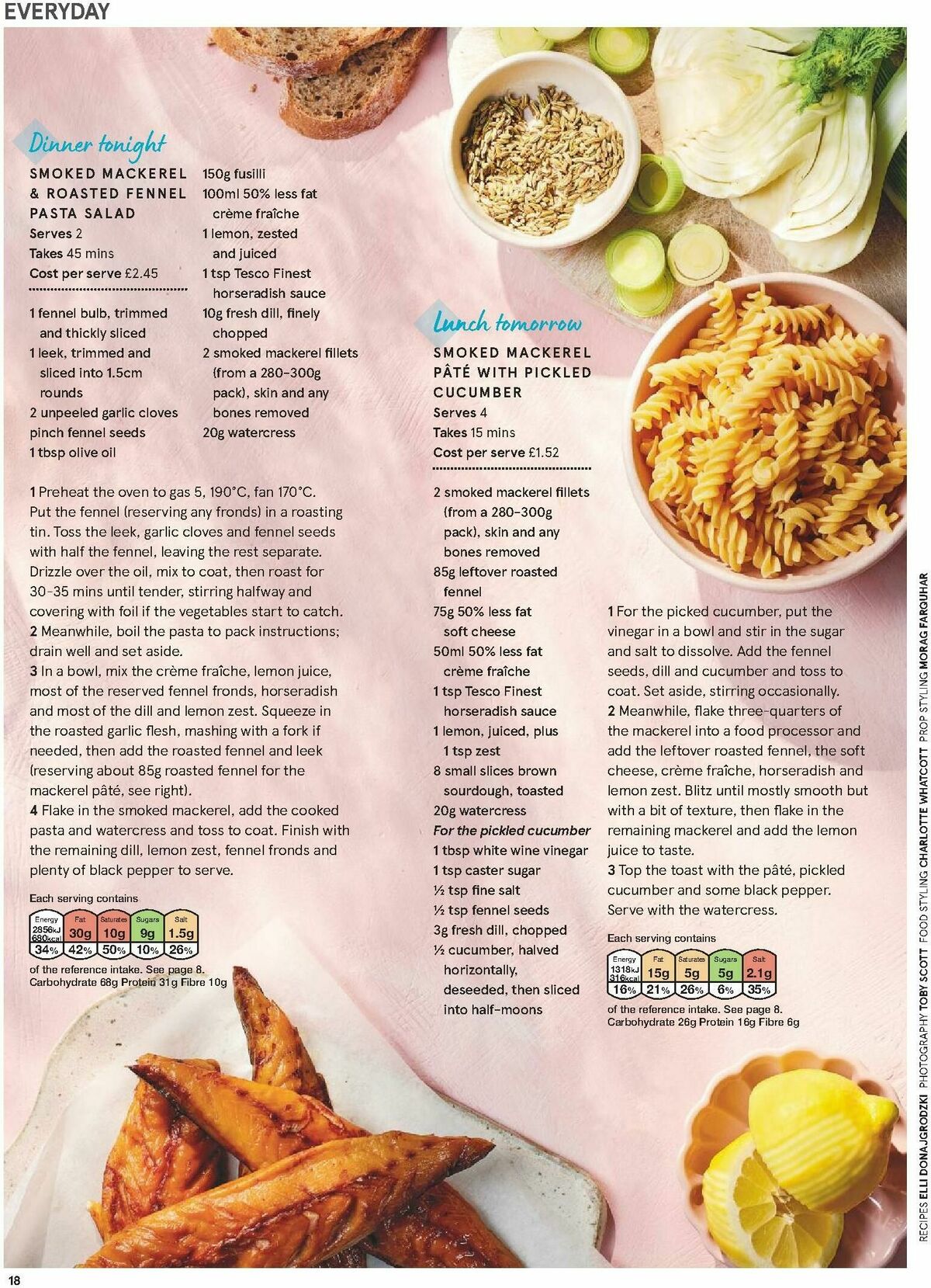 TESCO Magazine July/August Offers from 15 July