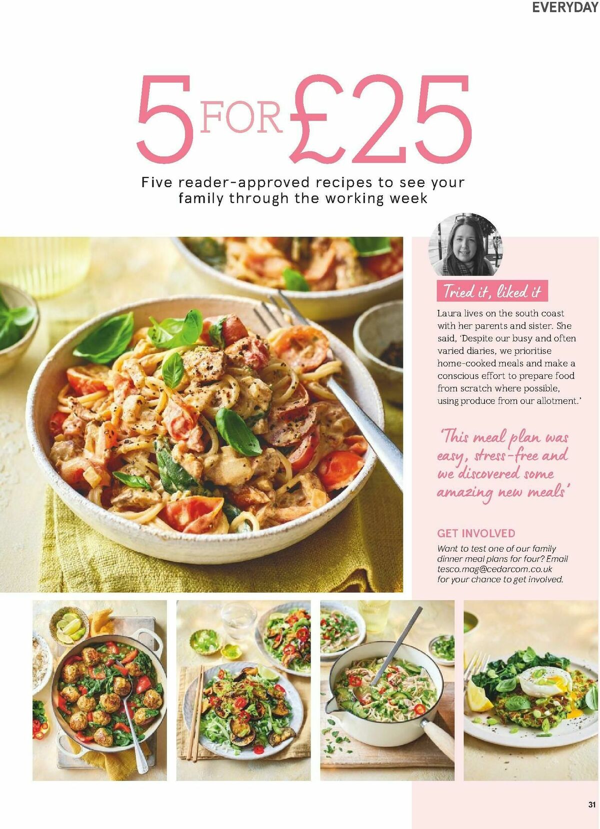 TESCO Magazine July/August Offers from 15 July