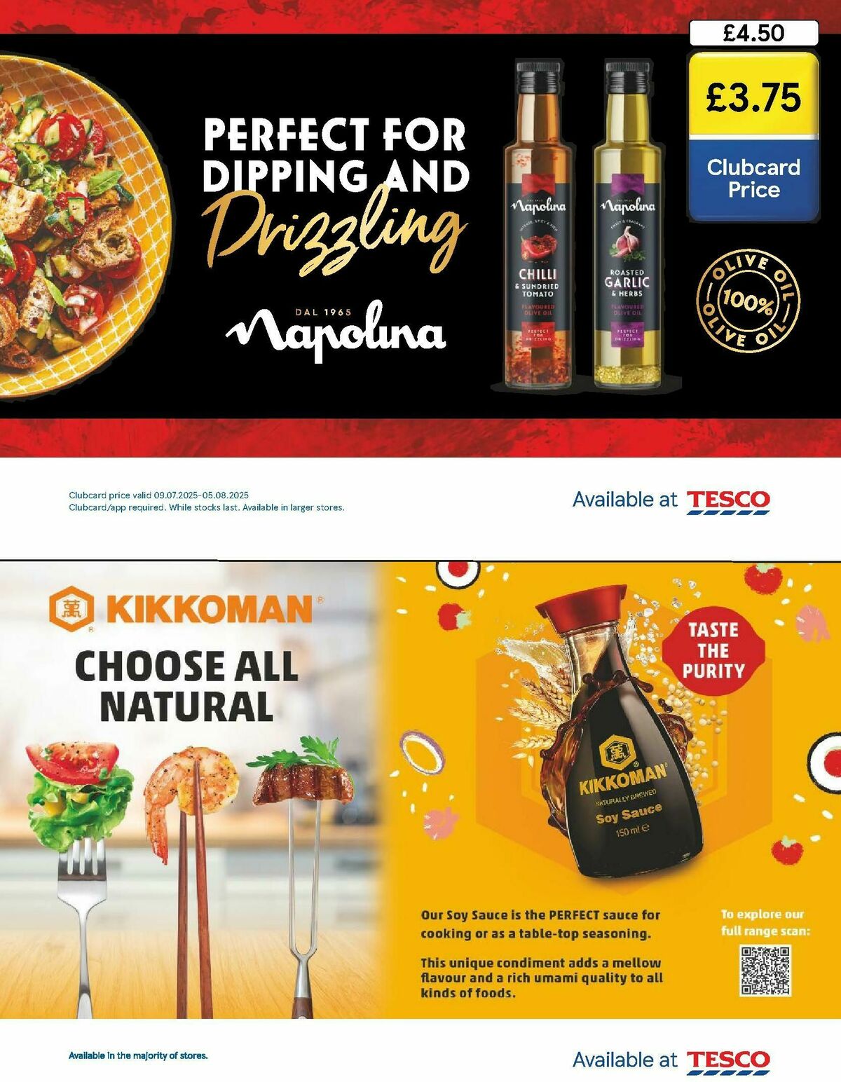TESCO Magazine July/August Offers from 15 July