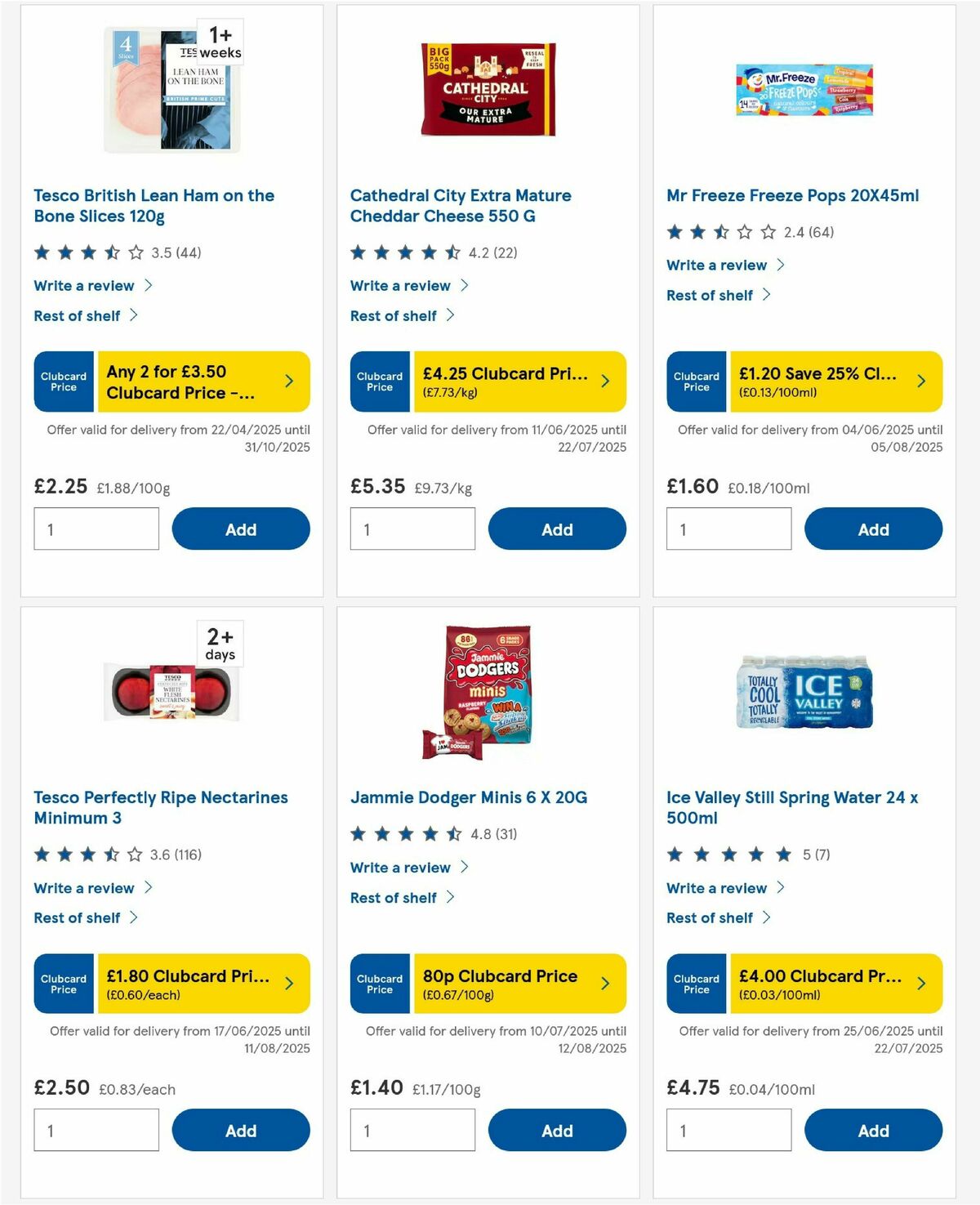 TESCO Offers from 17 July