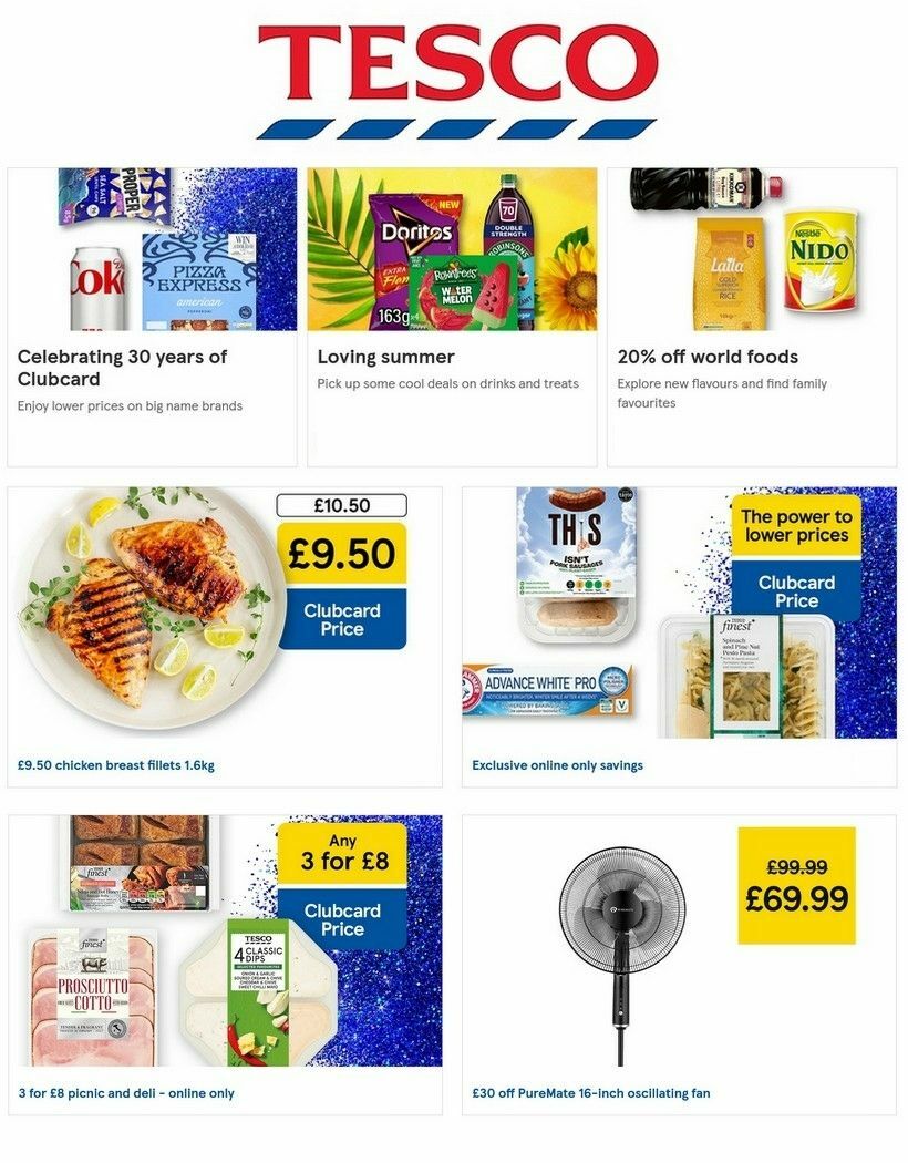 TESCO Offers from 24 July
