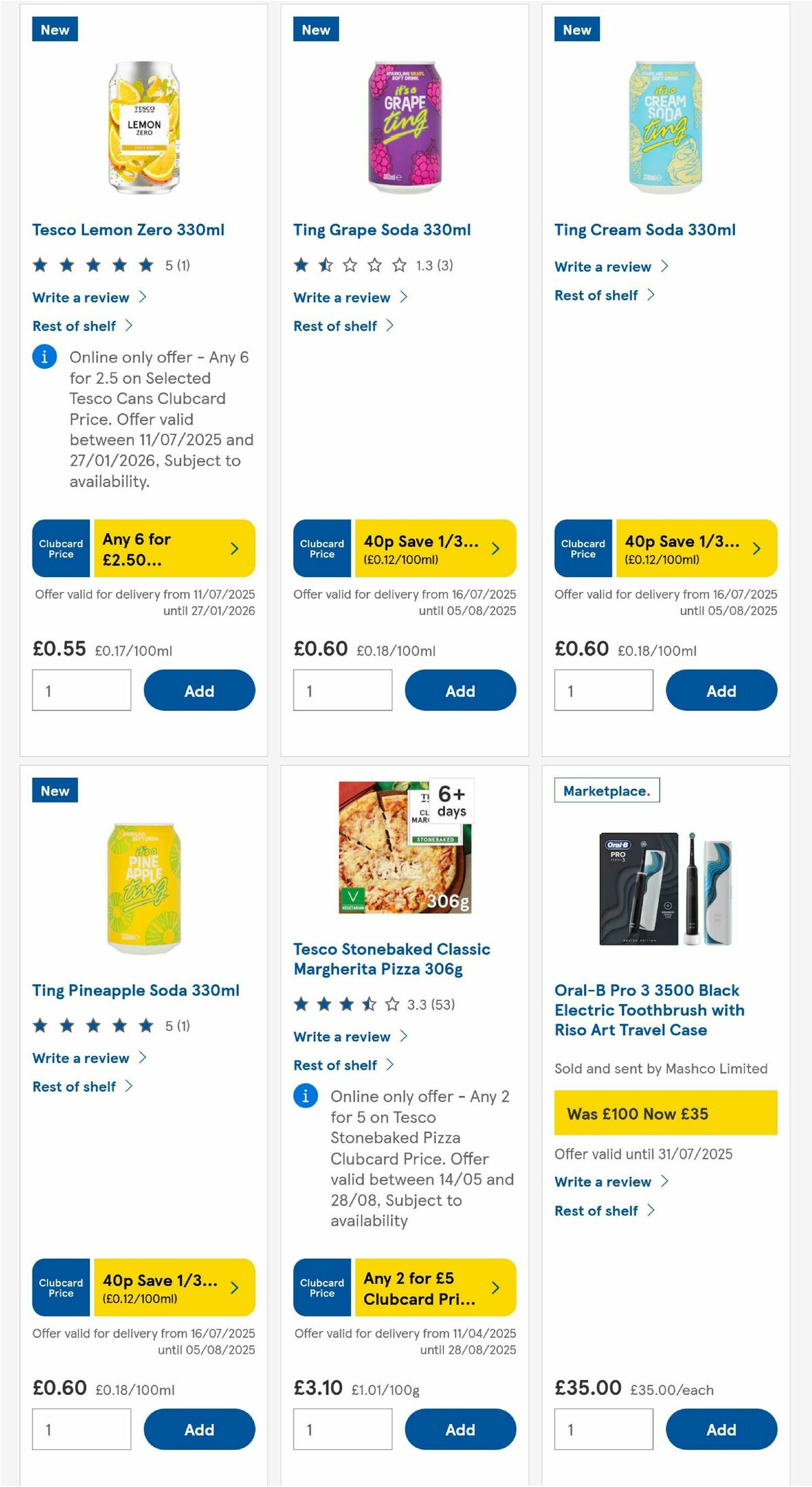 TESCO Offers from 24 July