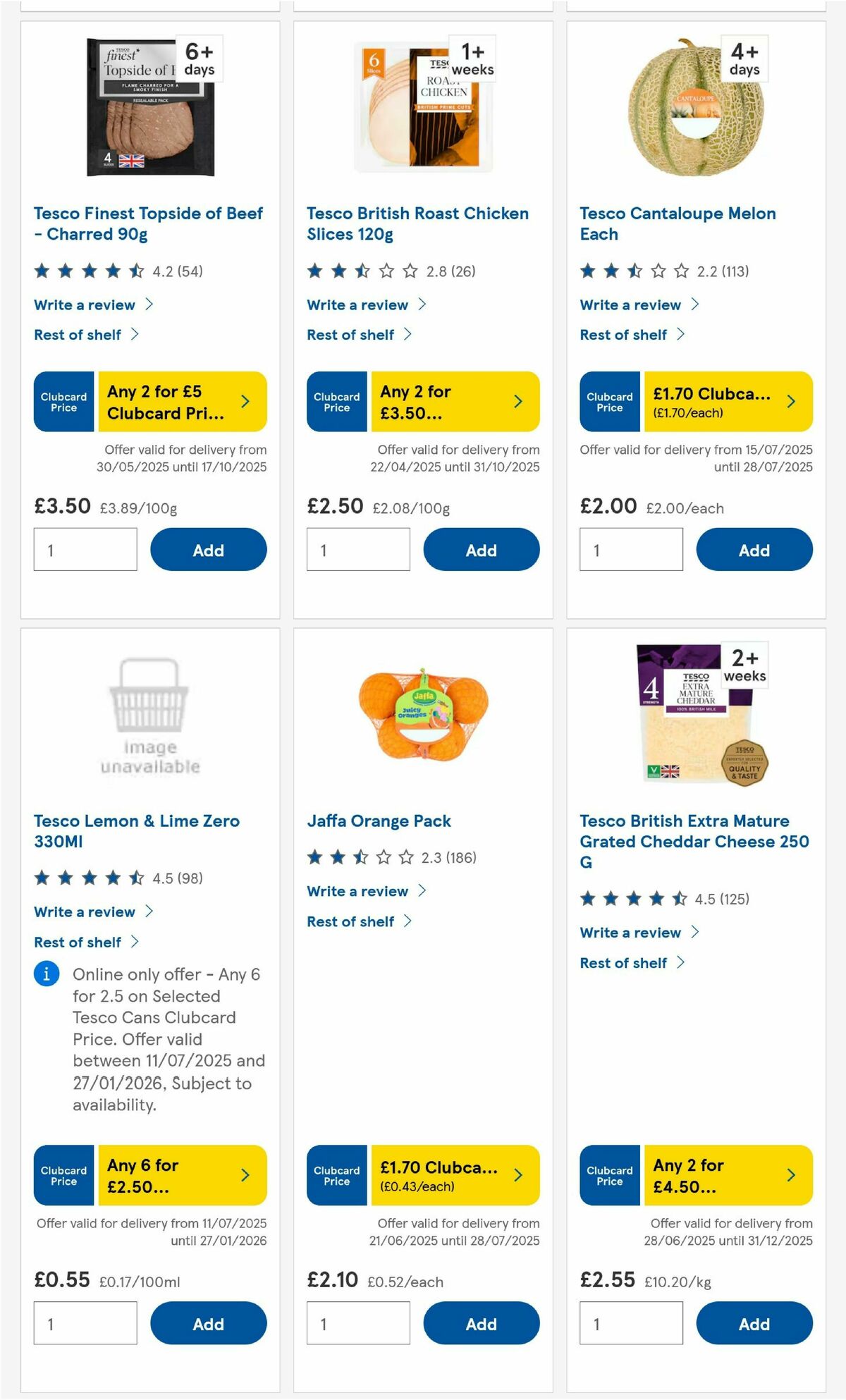 TESCO Offers from 24 July