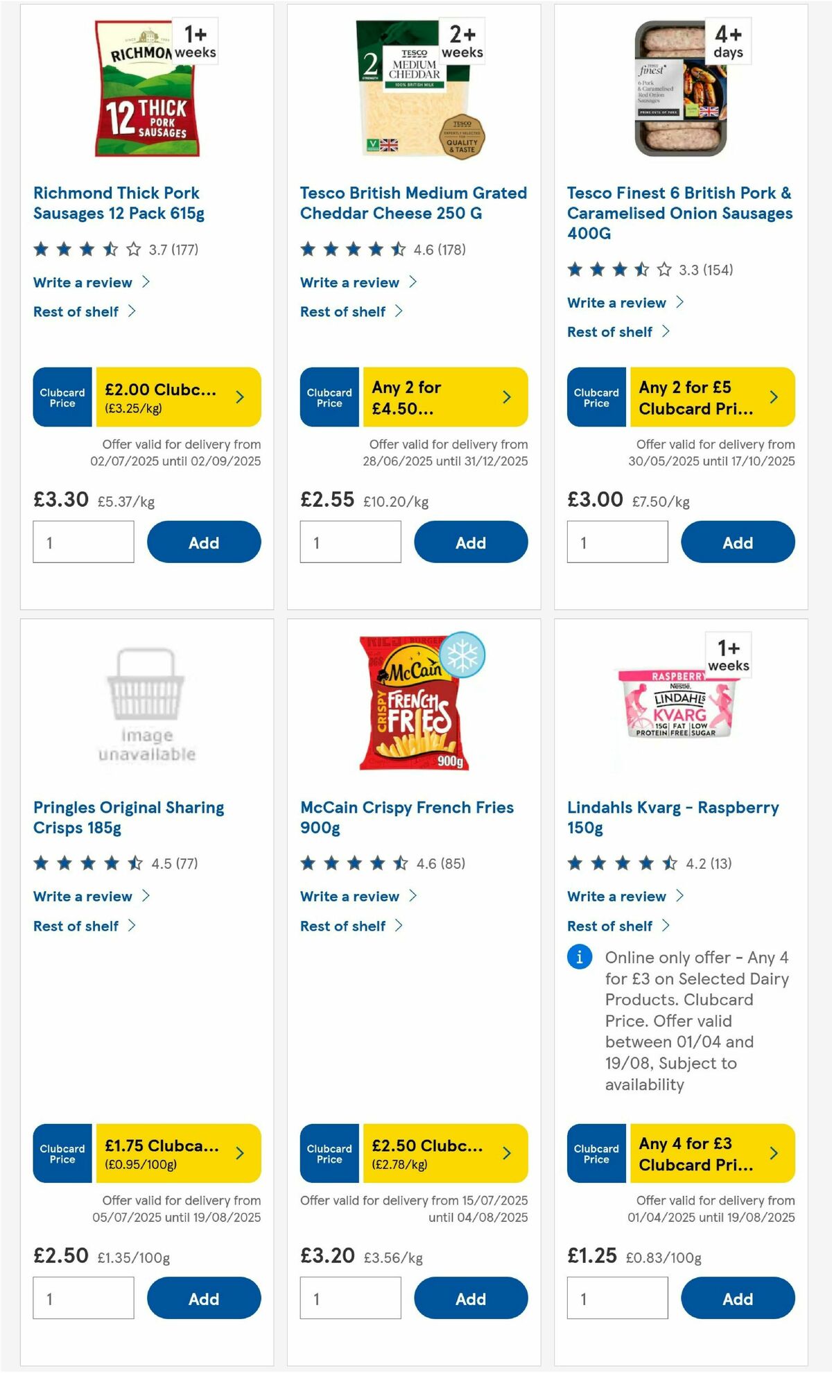 TESCO Offers from 24 July