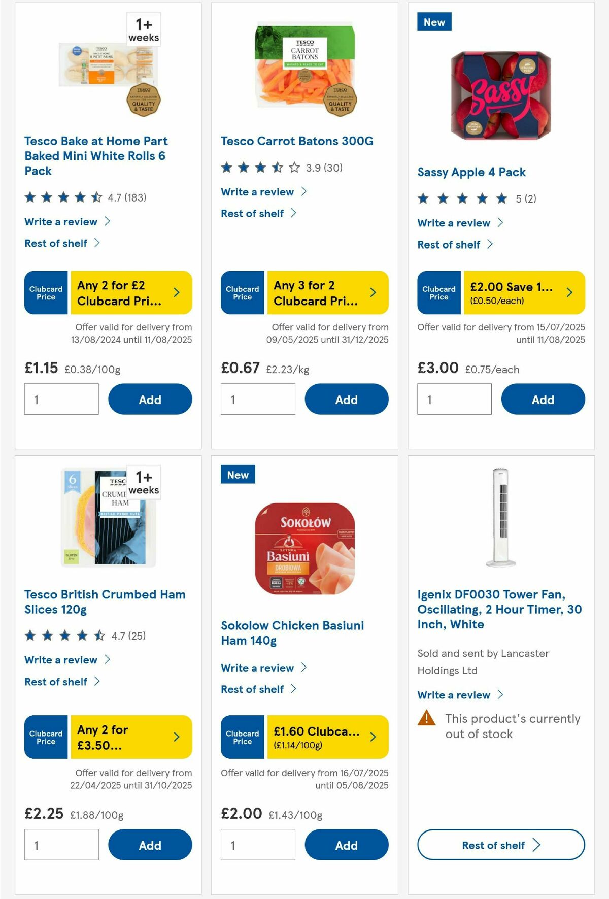 TESCO Offers from 24 July