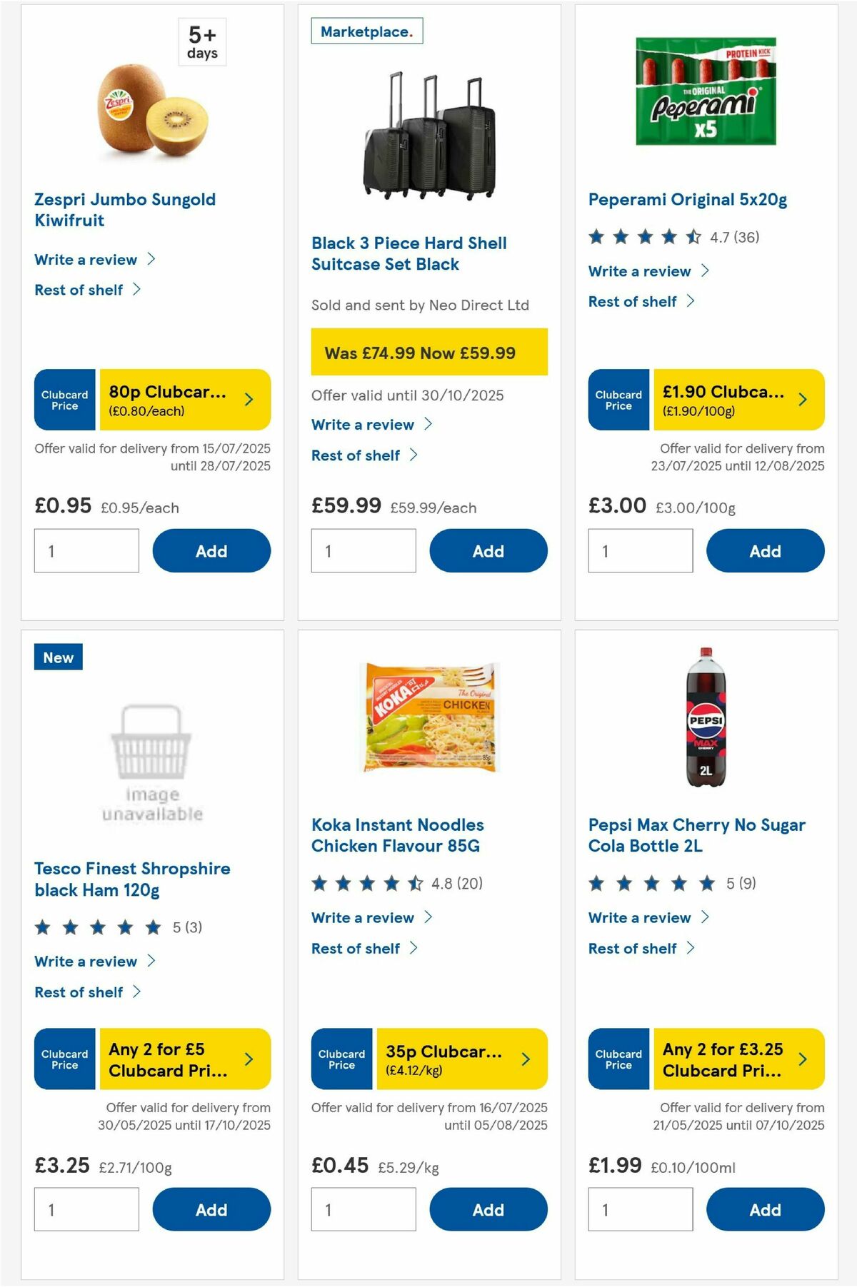 TESCO Offers from 24 July