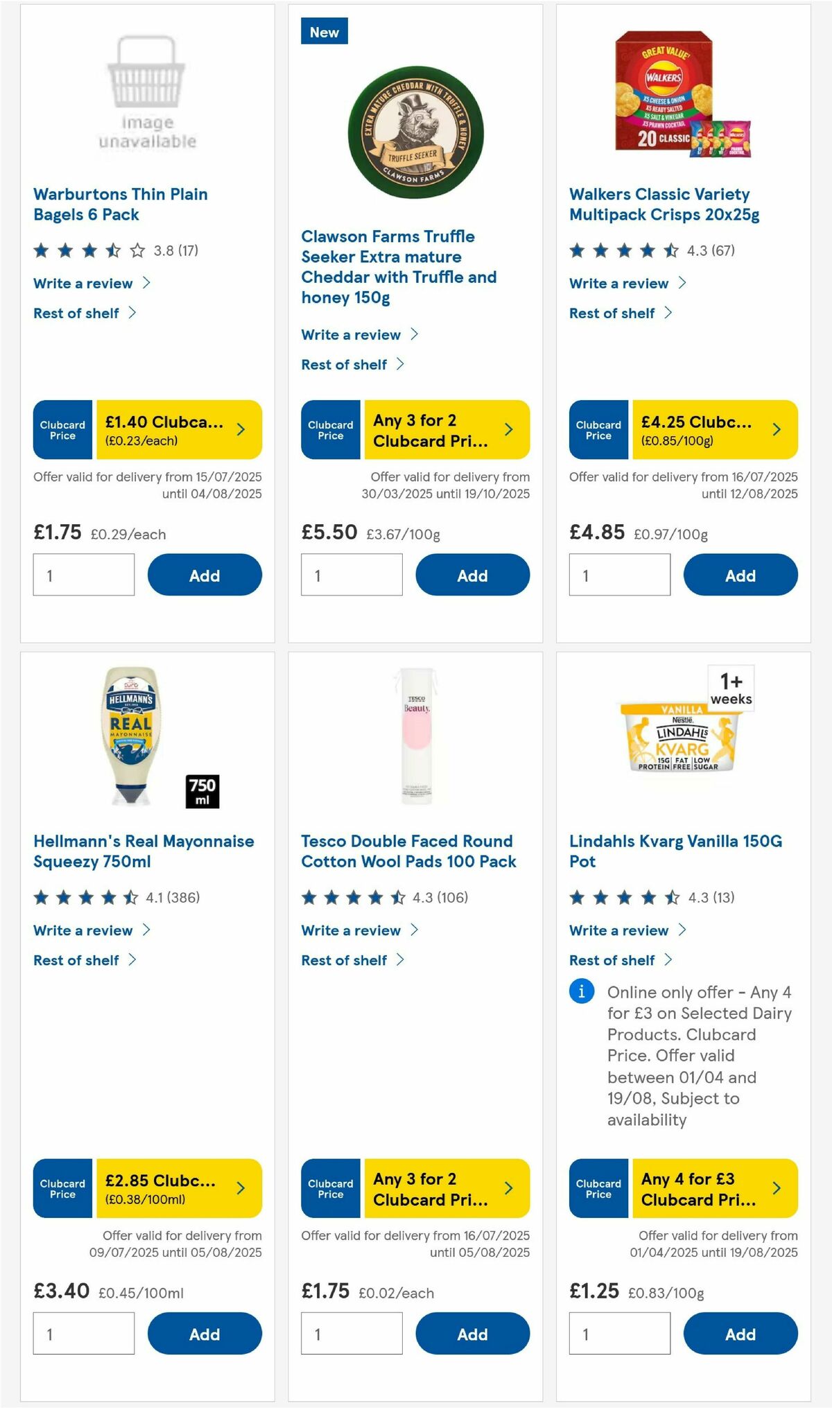TESCO Offers from 24 July