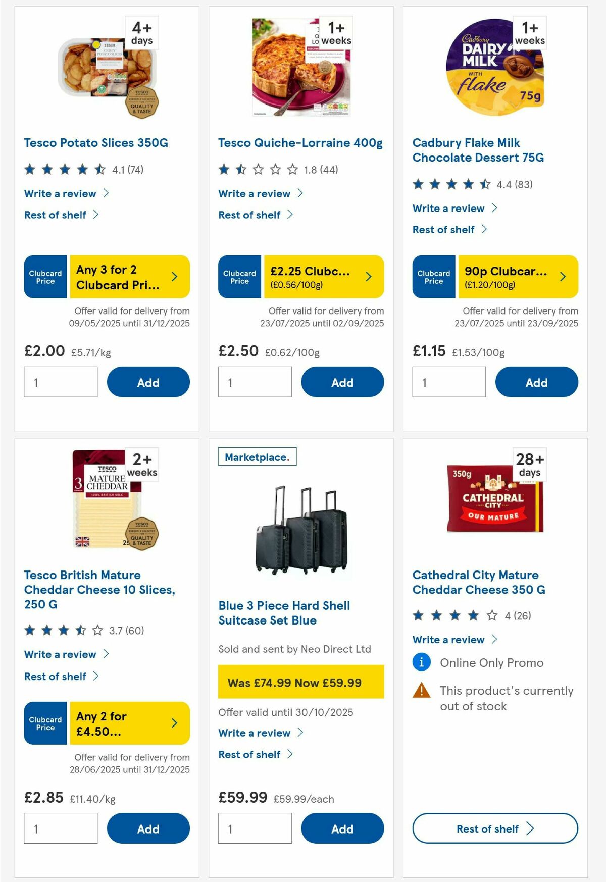 TESCO Offers from 24 July