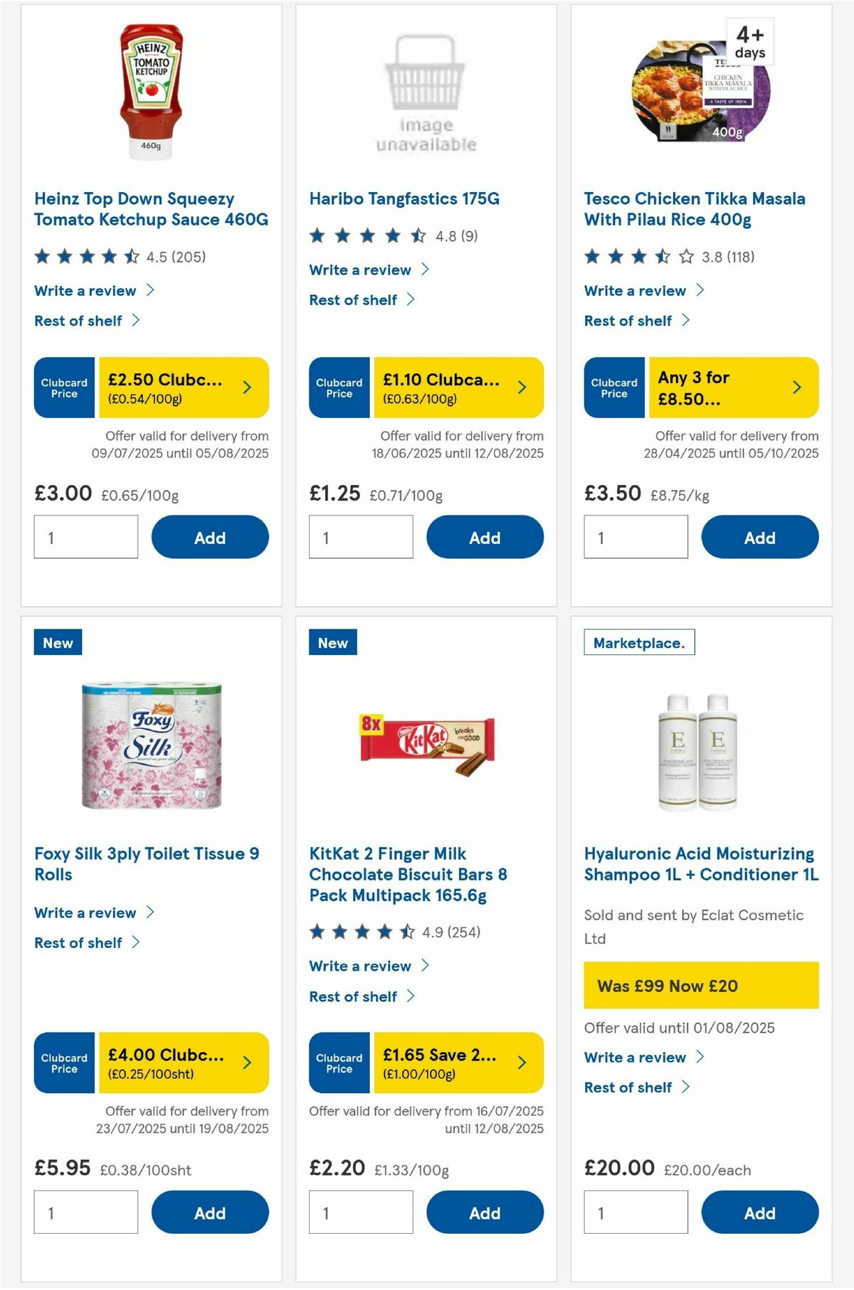TESCO Offers from 24 July