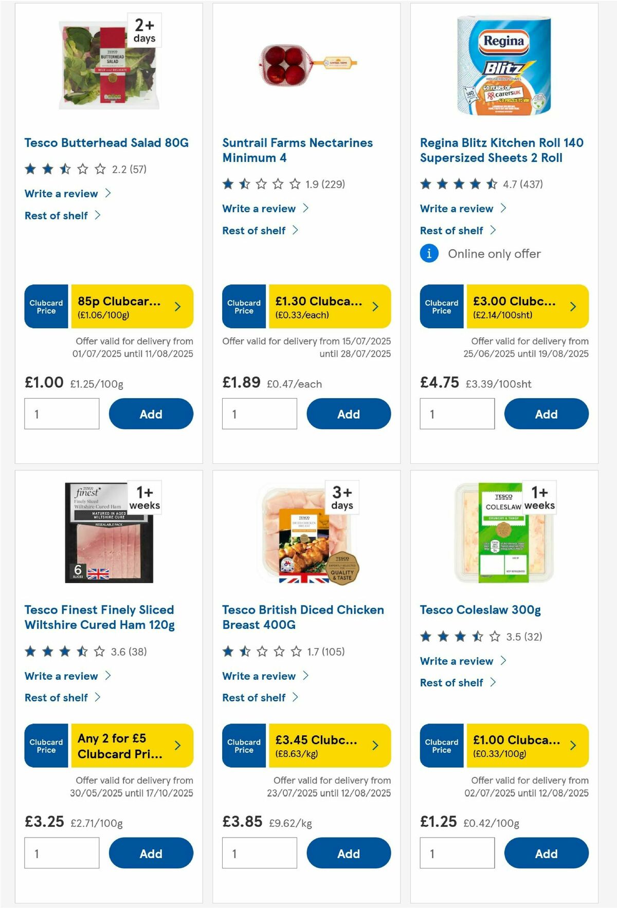 TESCO Offers from 24 July