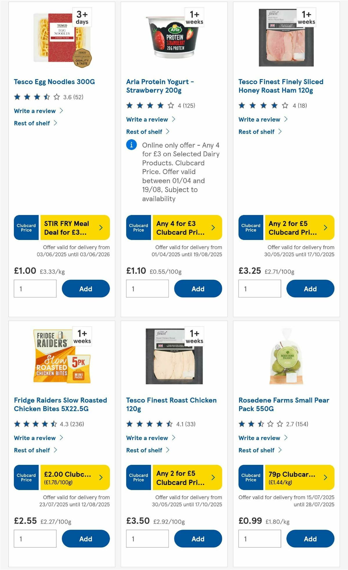 TESCO Offers from 24 July