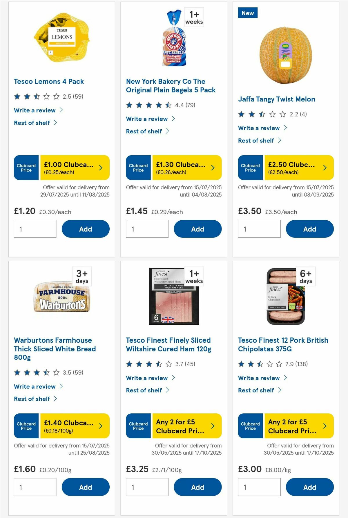 TESCO Offers from 31 July