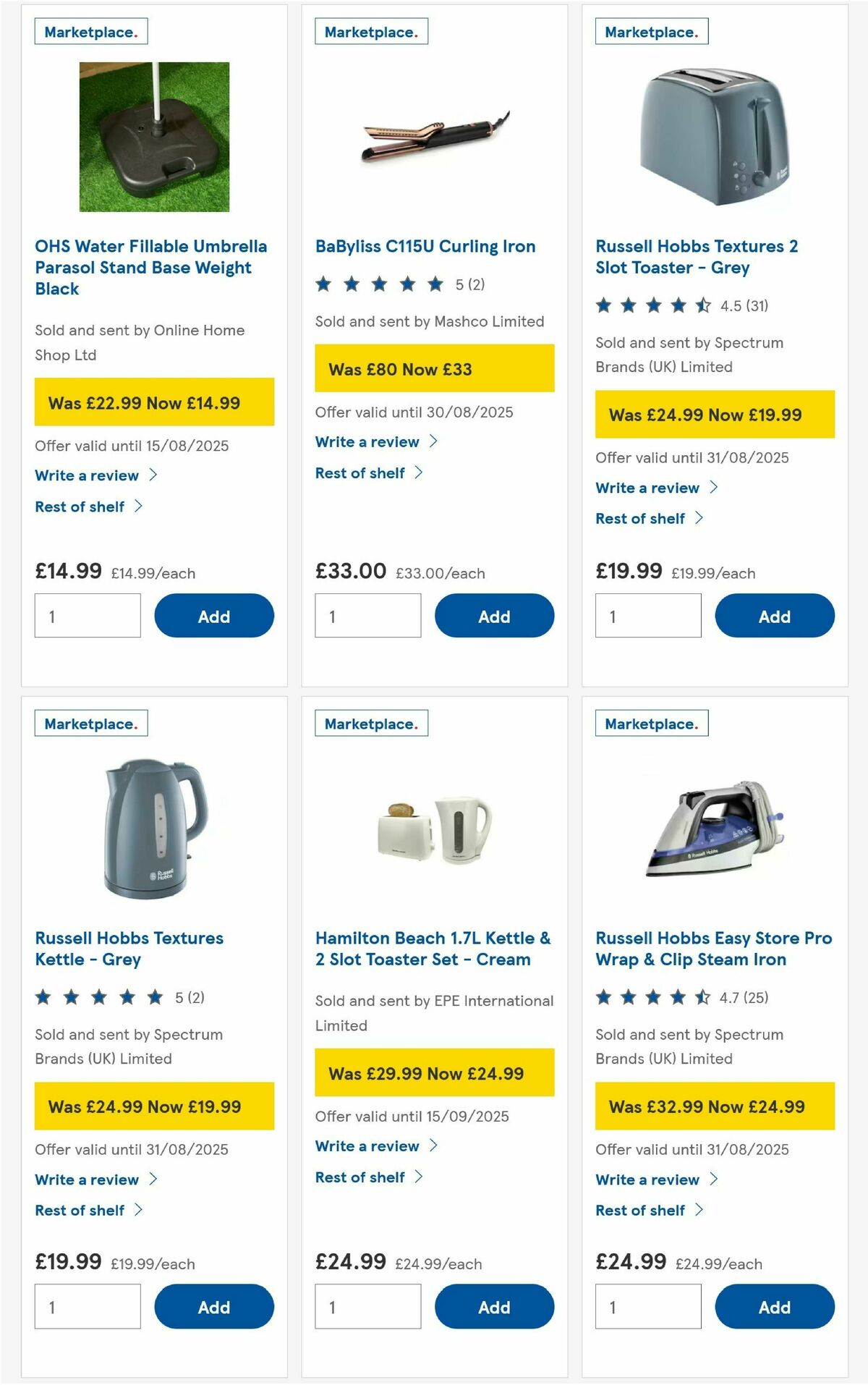 TESCO Offers from 14 August