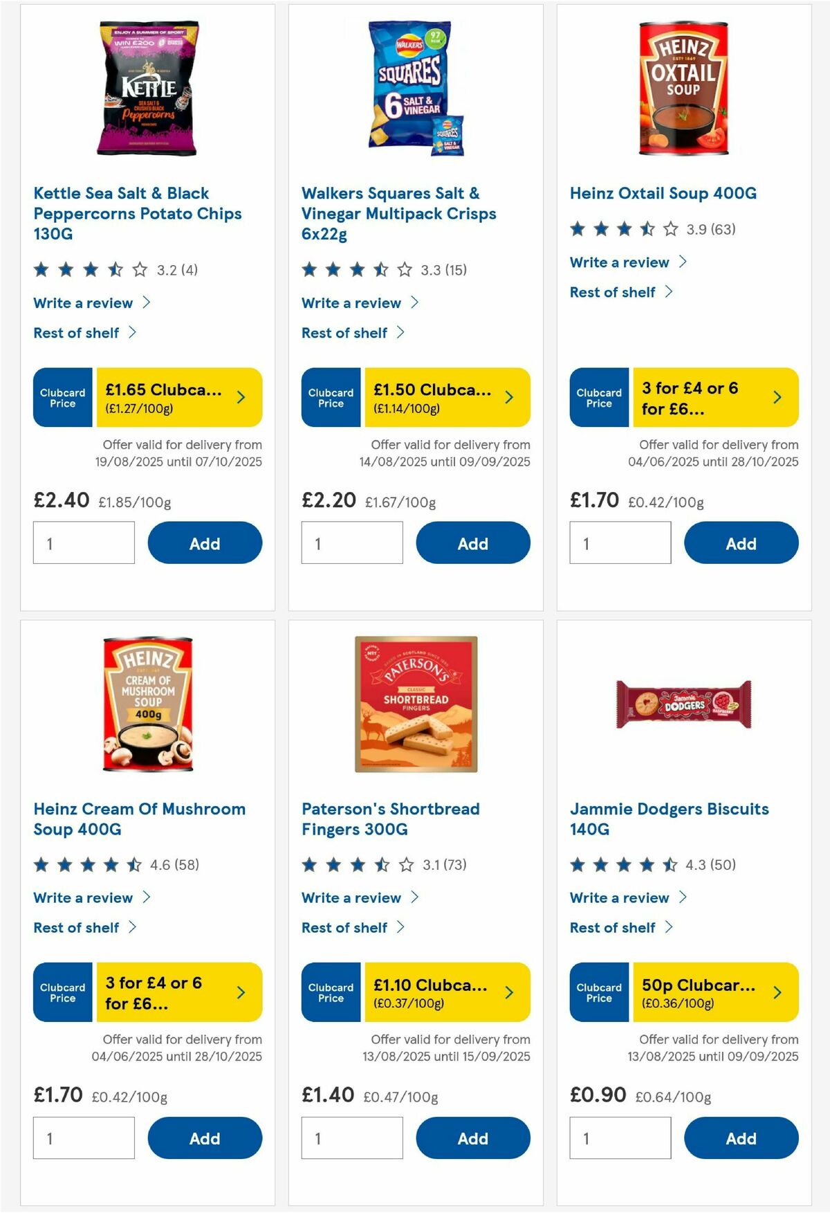 TESCO Offers from 28 August