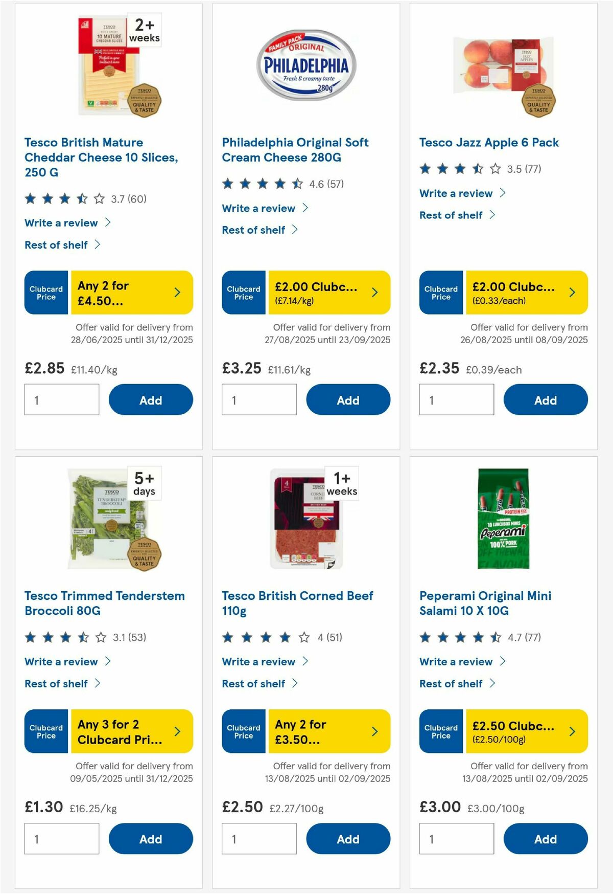 TESCO Offers from 28 August