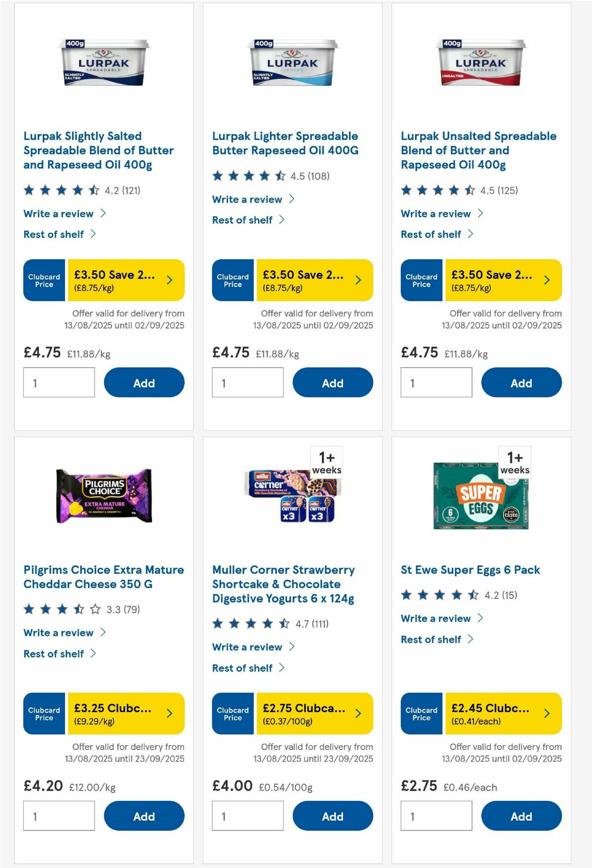 TESCO Offers from 28 August