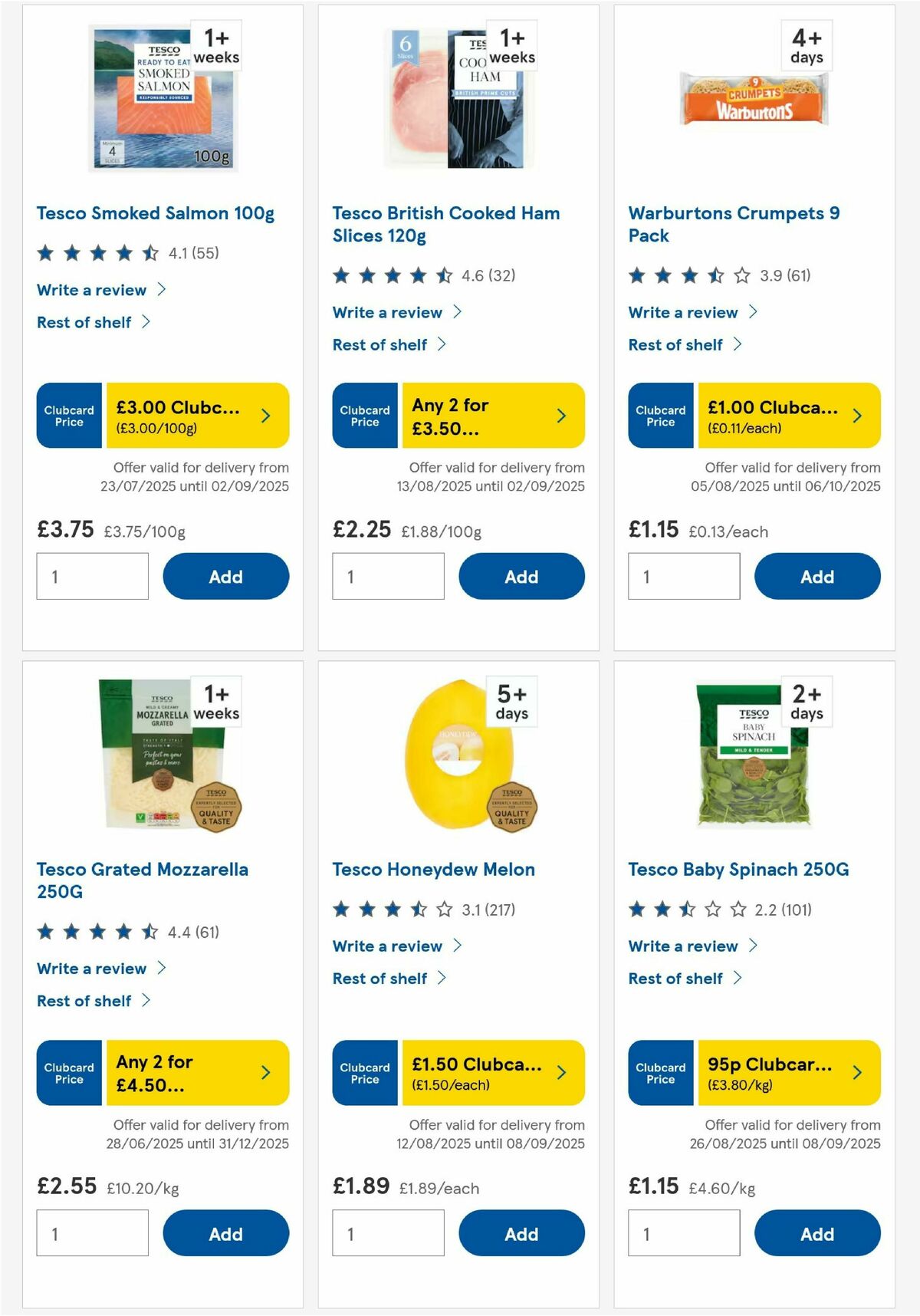 TESCO Offers from 28 August
