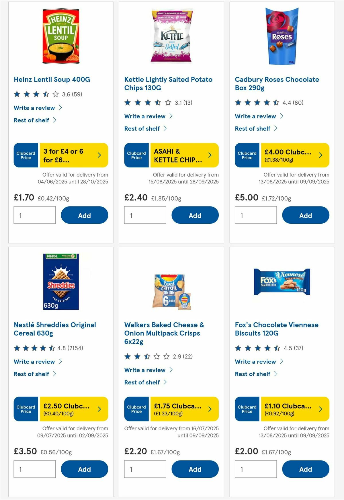 TESCO Offers from 28 August