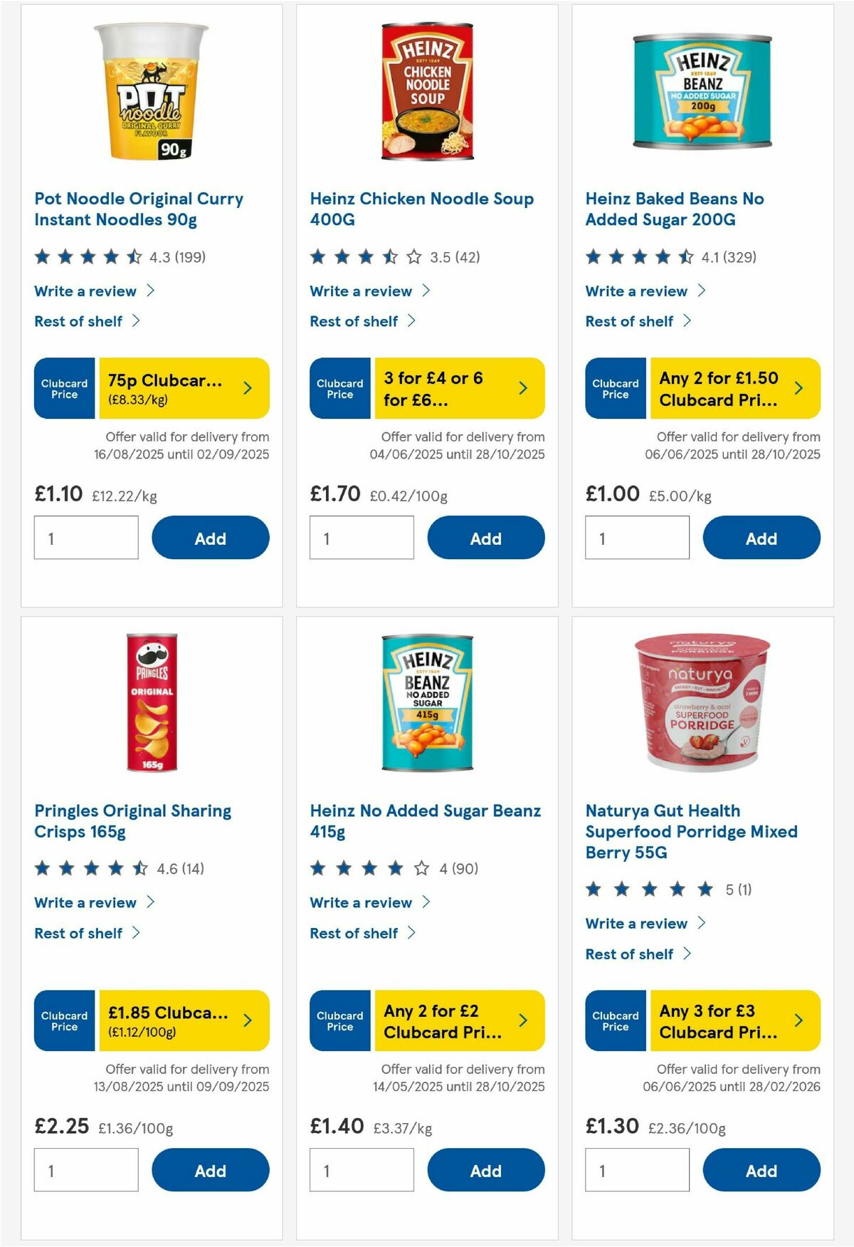 TESCO Offers from 28 August
