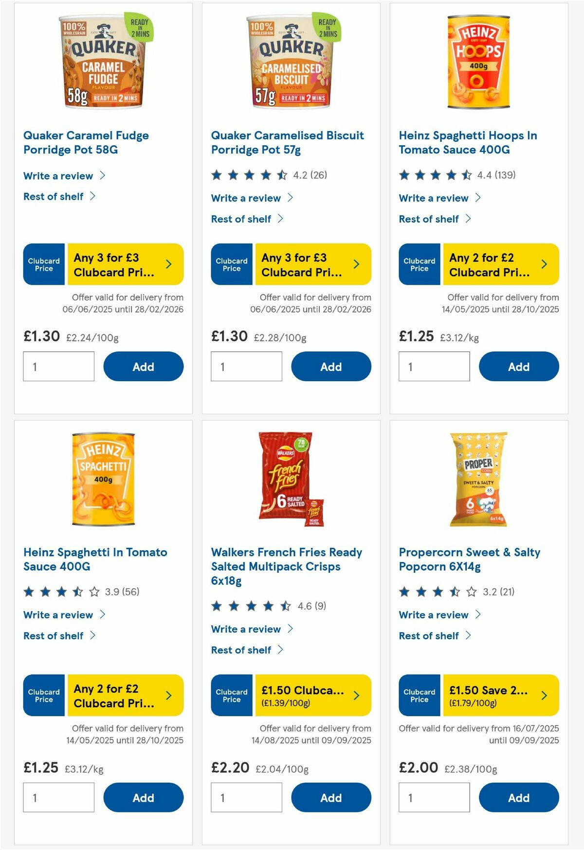 TESCO Offers from 28 August
